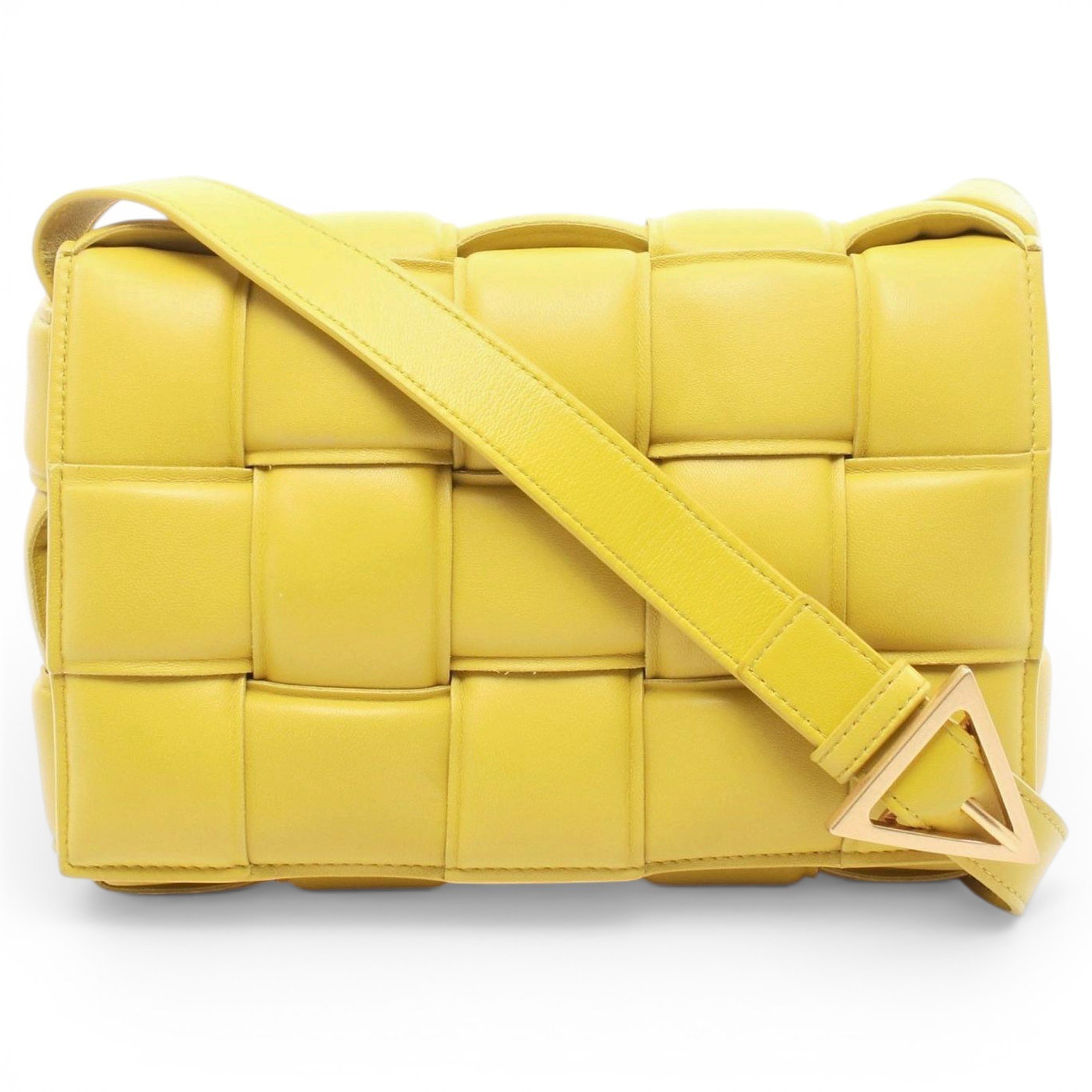 Cassette leather handbag