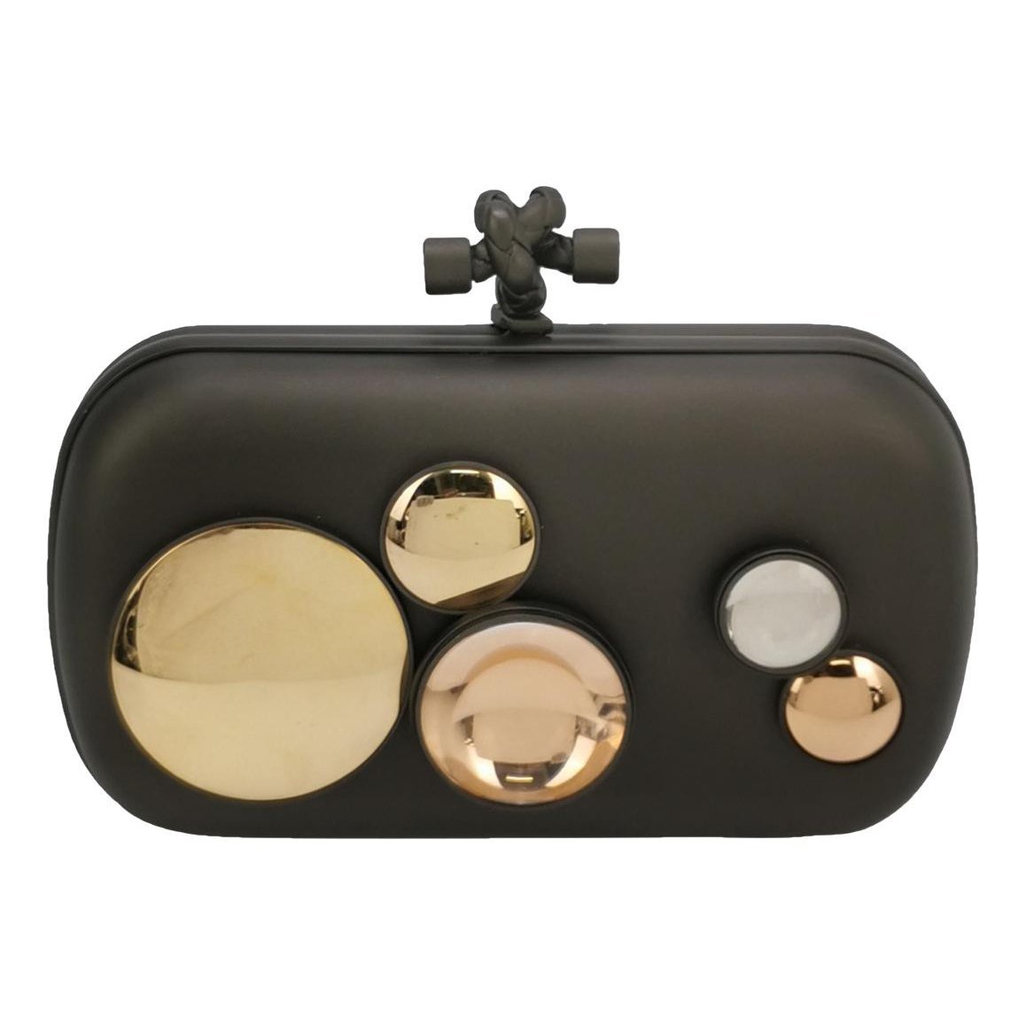 Pochette Knot leather clutch bag