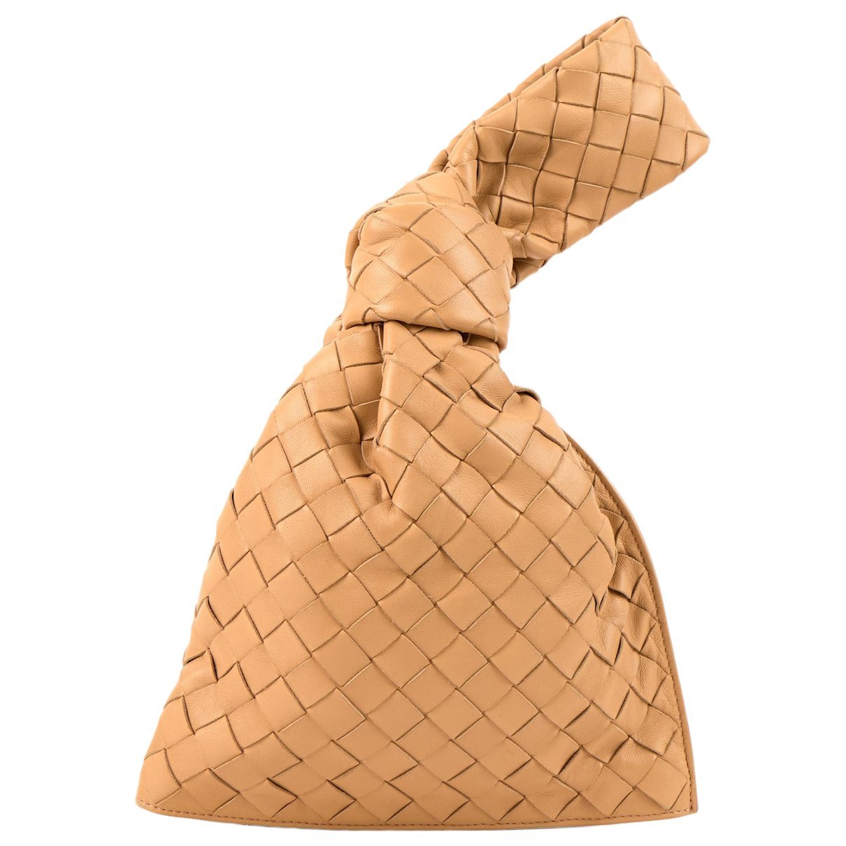 Twist leather handbag