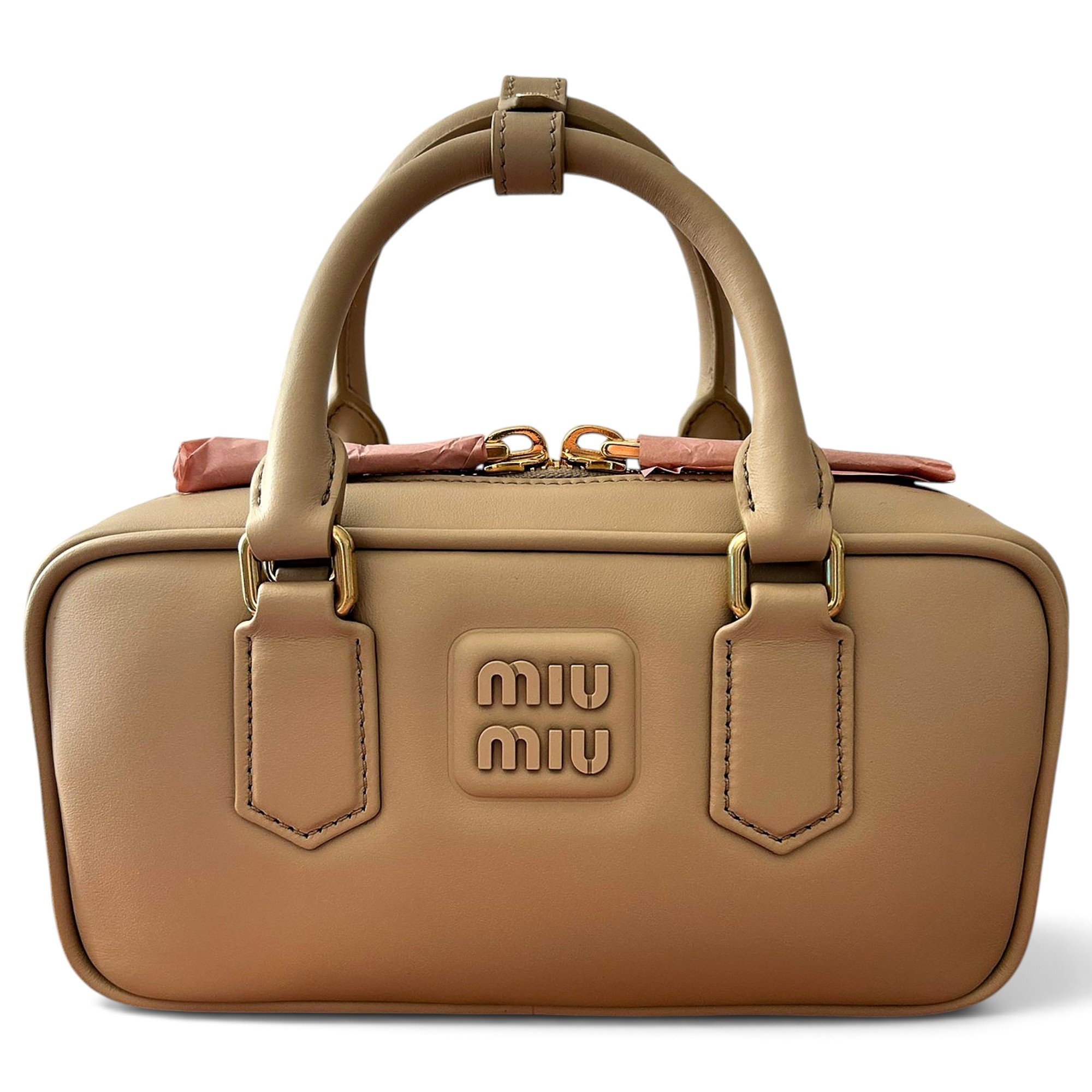 Arcadie leather handbag