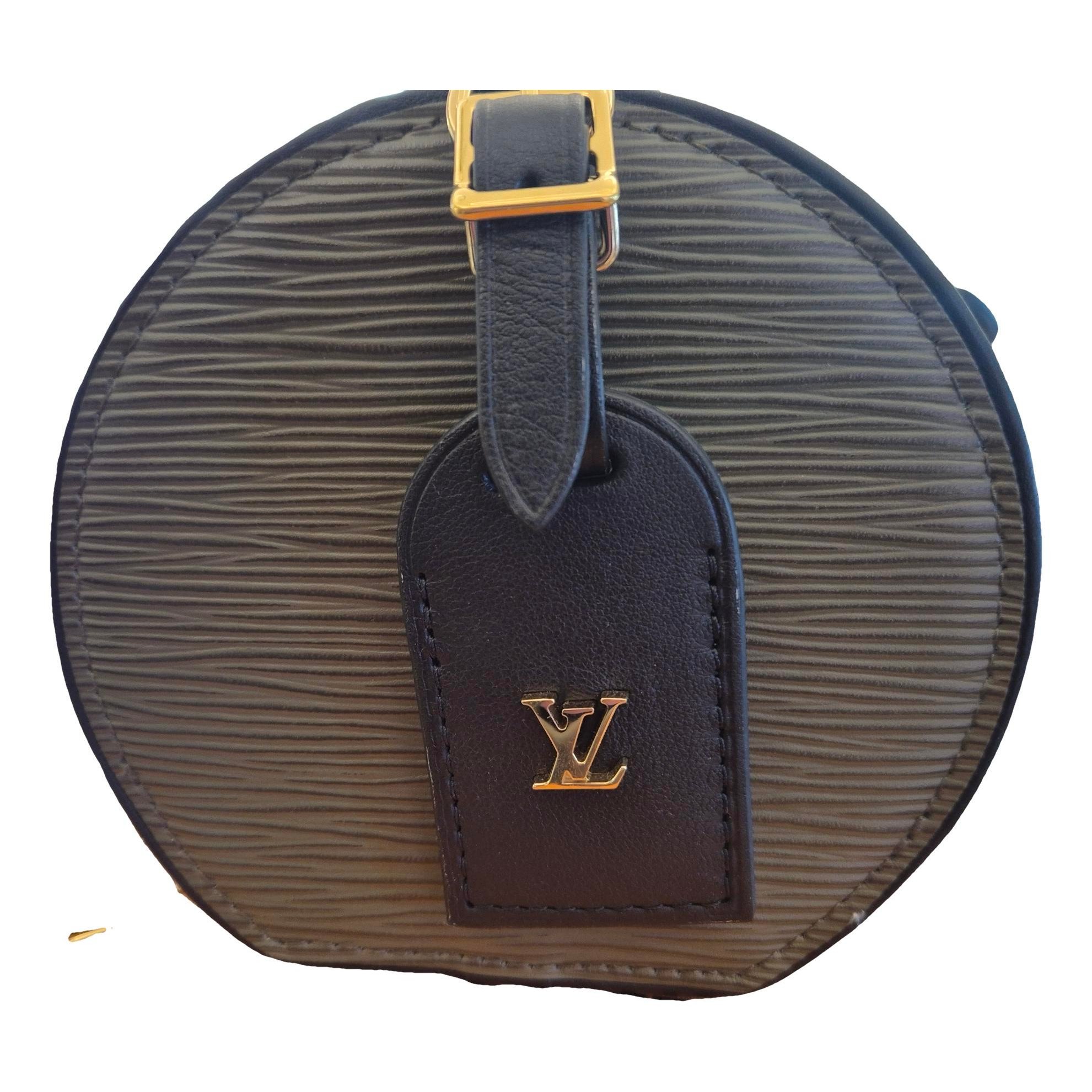 Micro boite chapeau leather handbag
