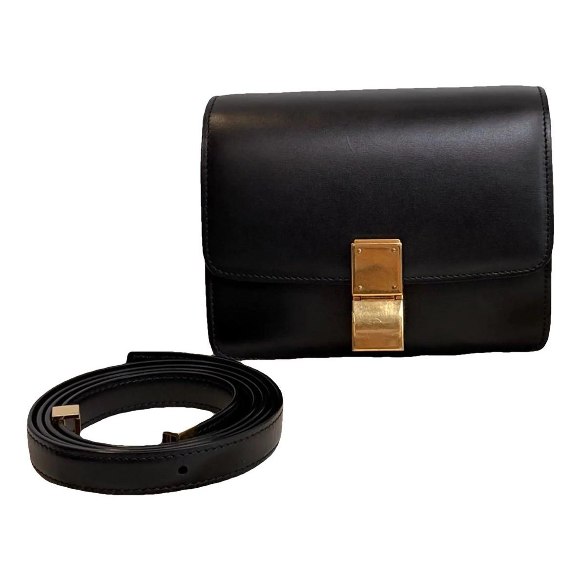 Classic leather crossbody bag
