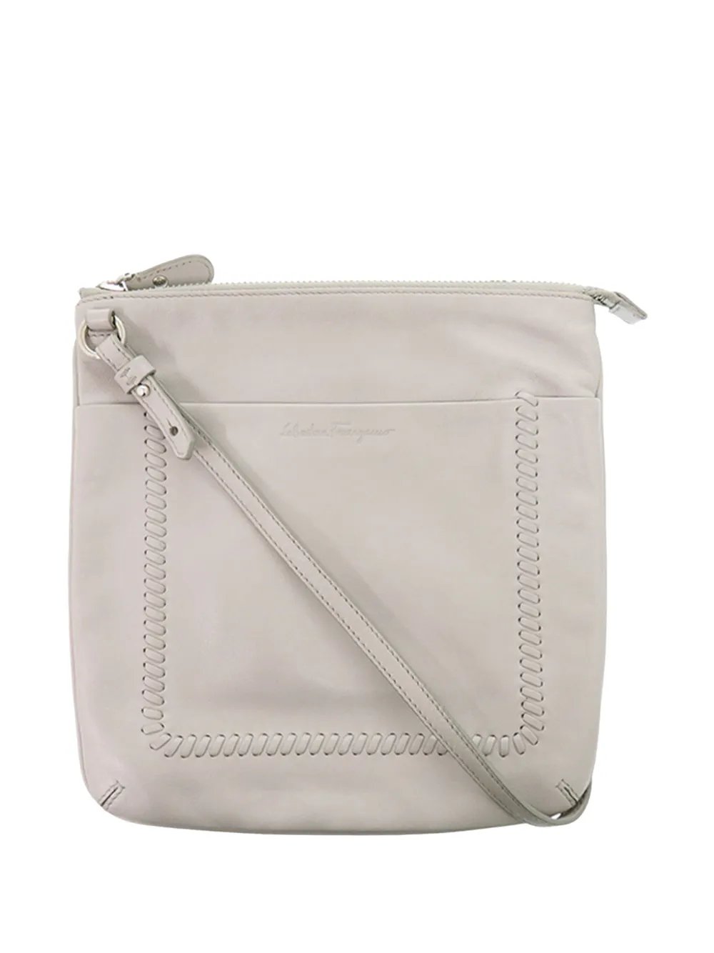 2000-2026 Leather Whipstitch crossbody bag