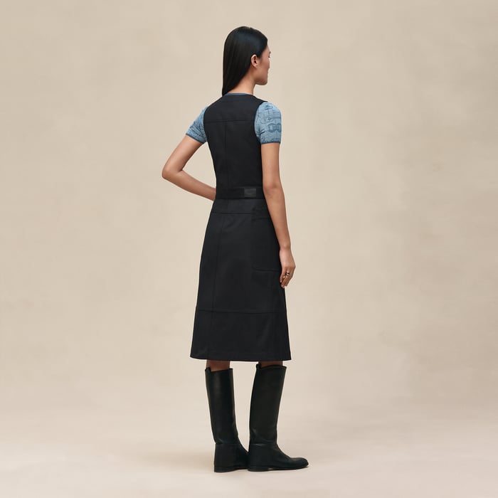 Noir Wraparound Dress