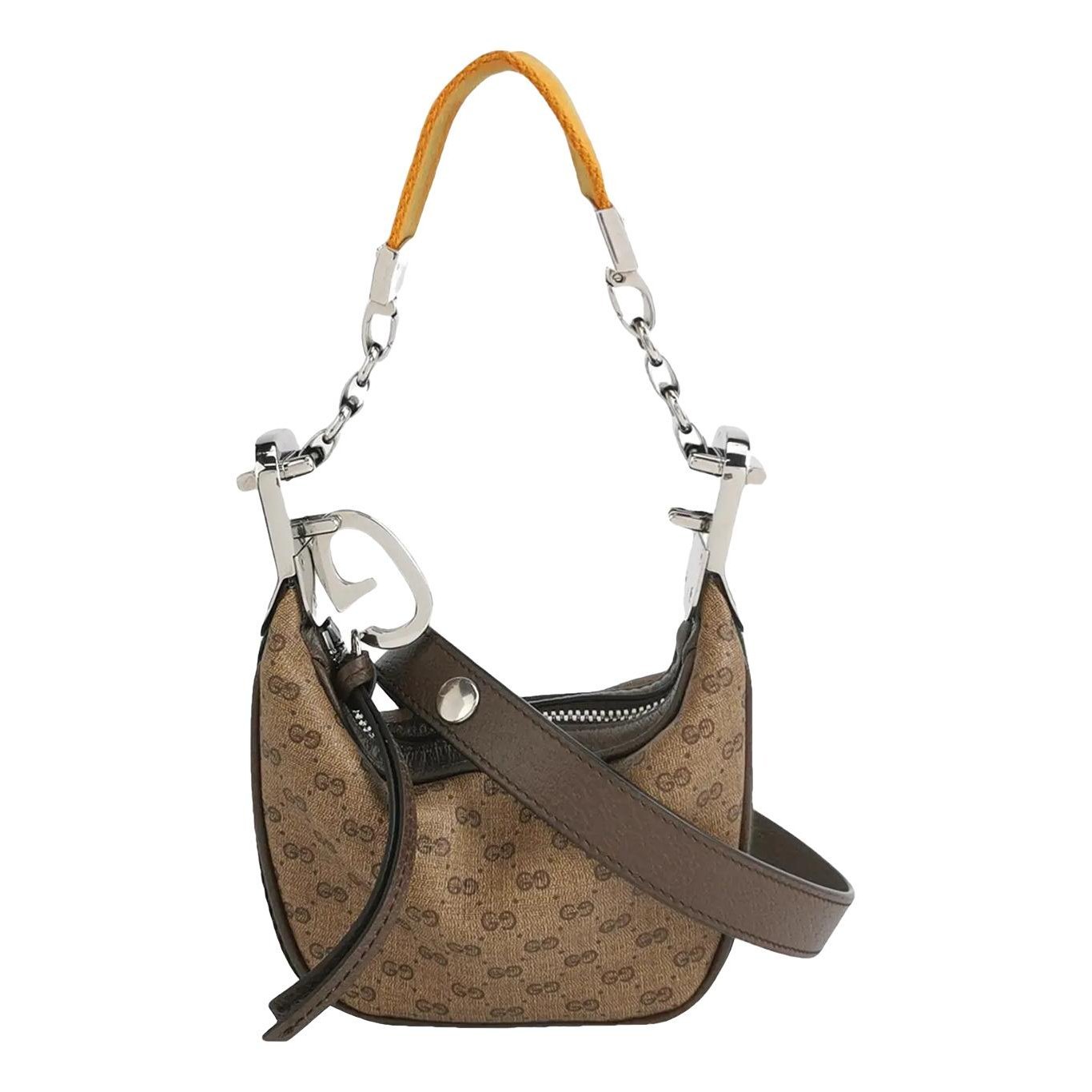Attache leather crossbody bag