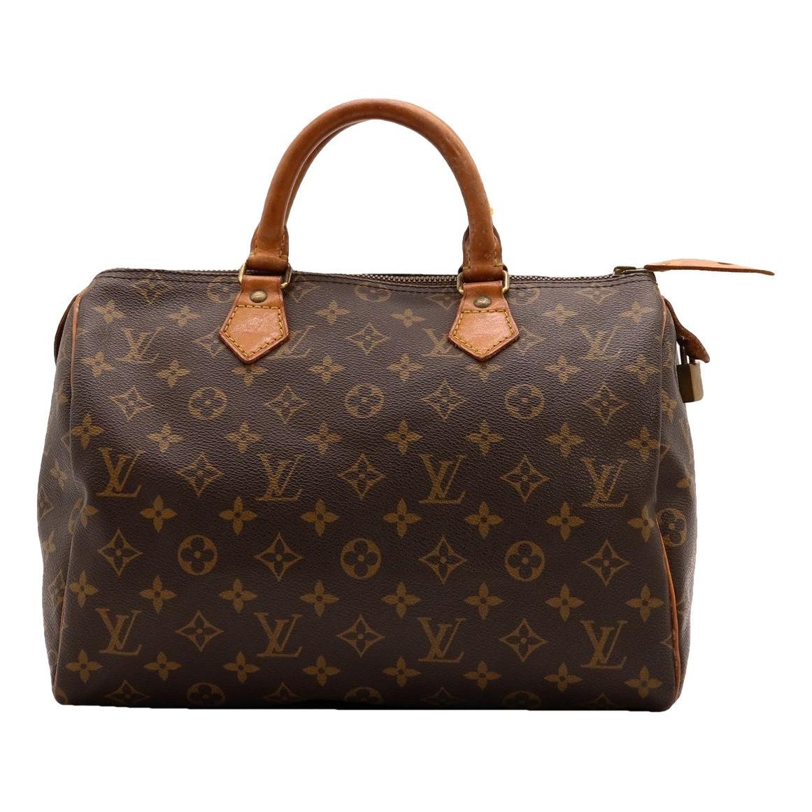 Speedy leather handbag