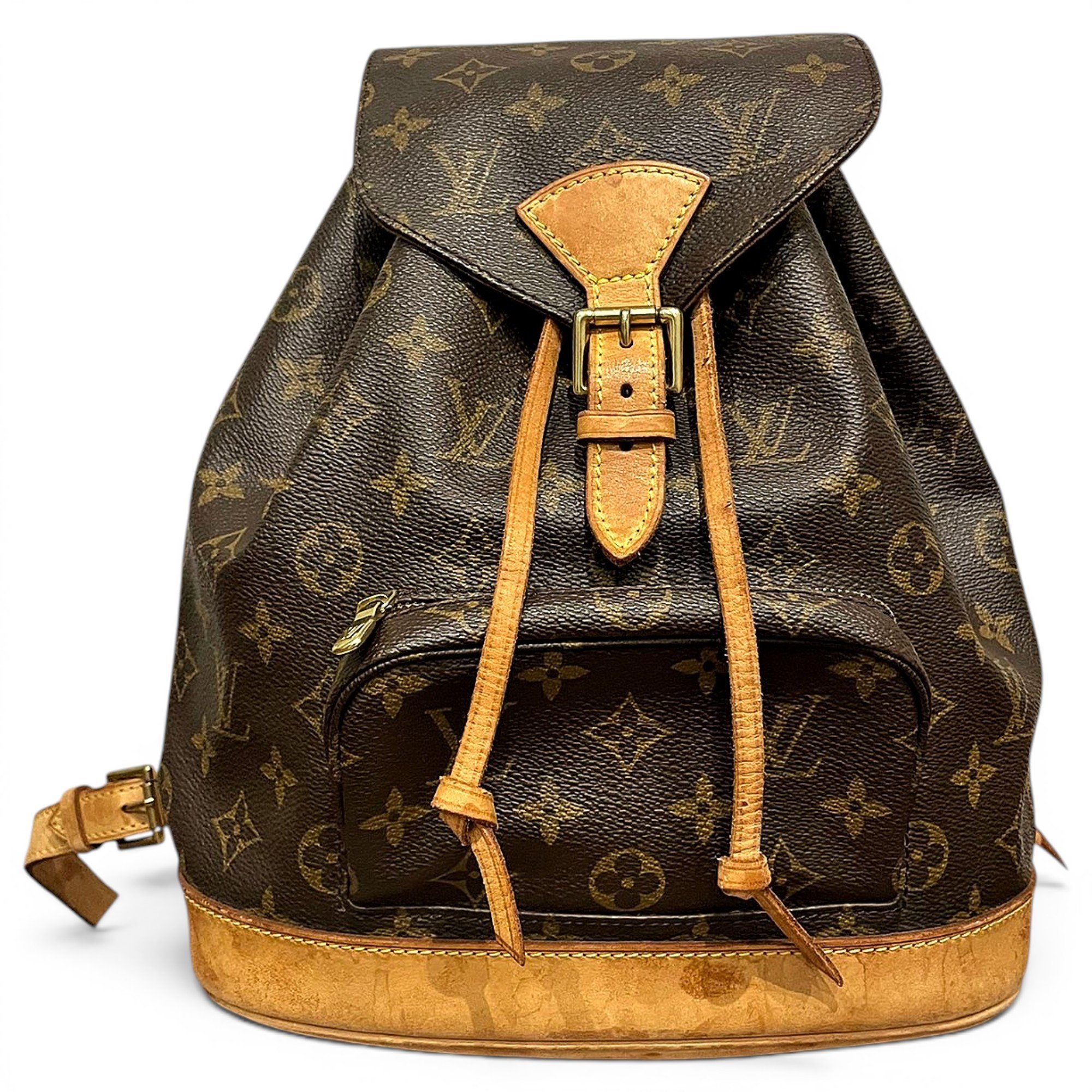 Louis Vuitton Montsouris Vintage leather backpack