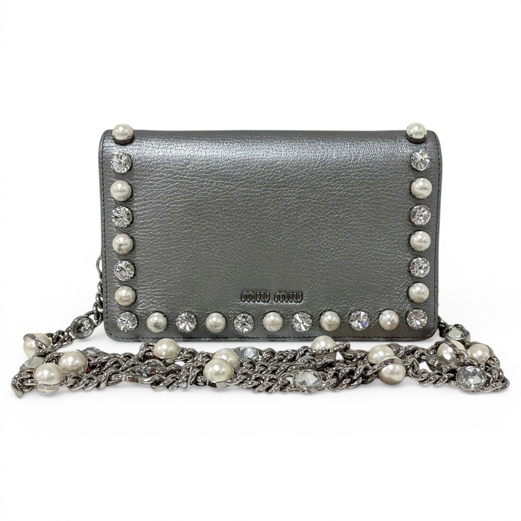 Leather crossbody bag