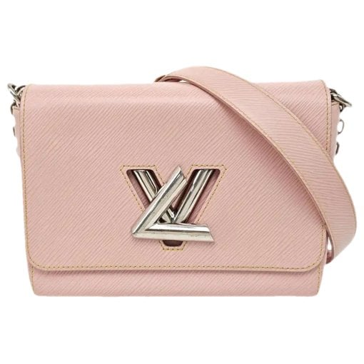 Twist leather crossbody bag