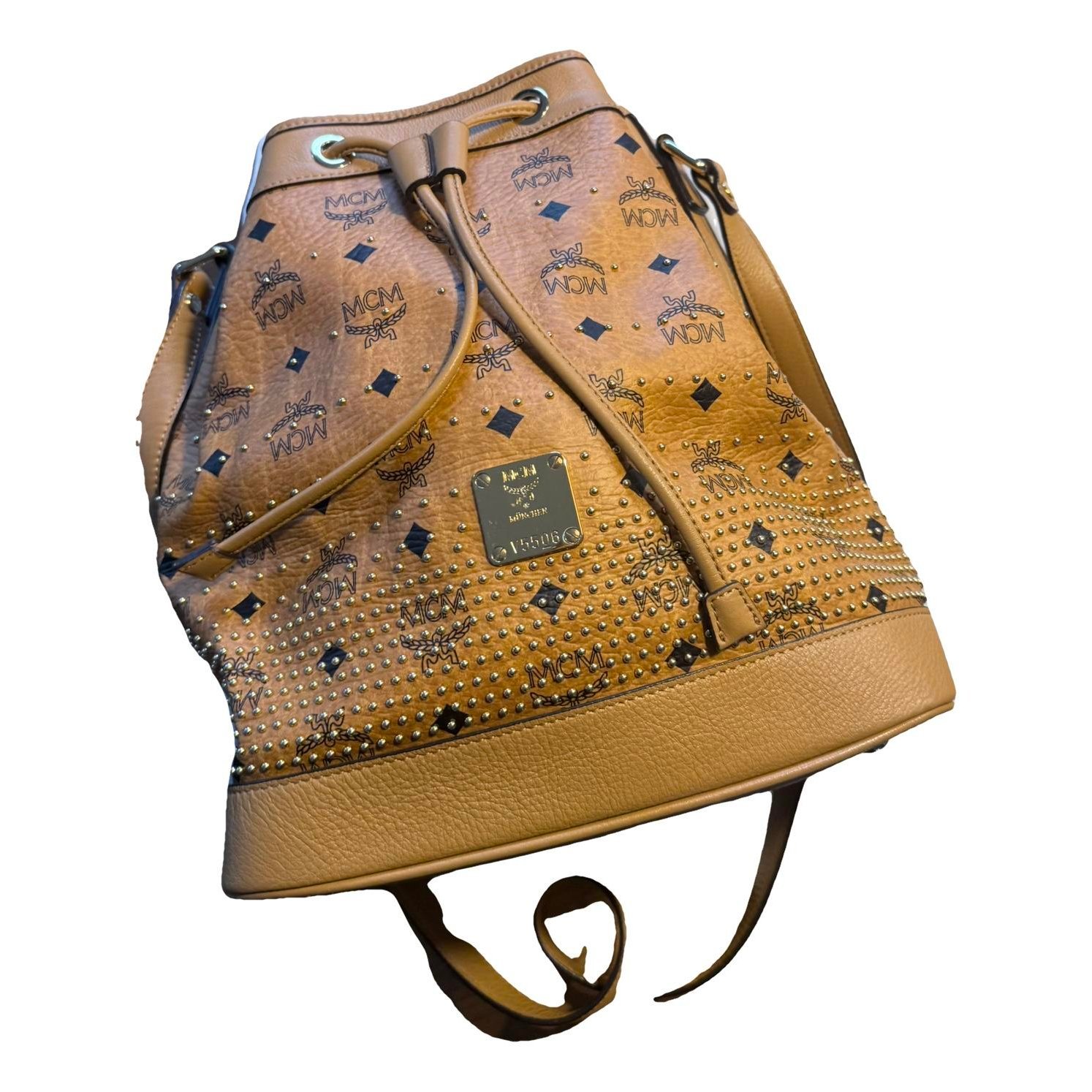 Heritage Drawstring leather crossbody bag