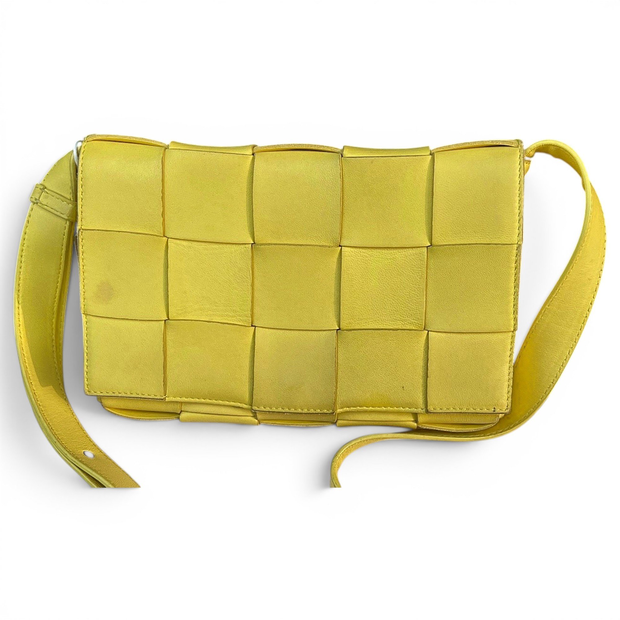 Cassette leather crossbody bag