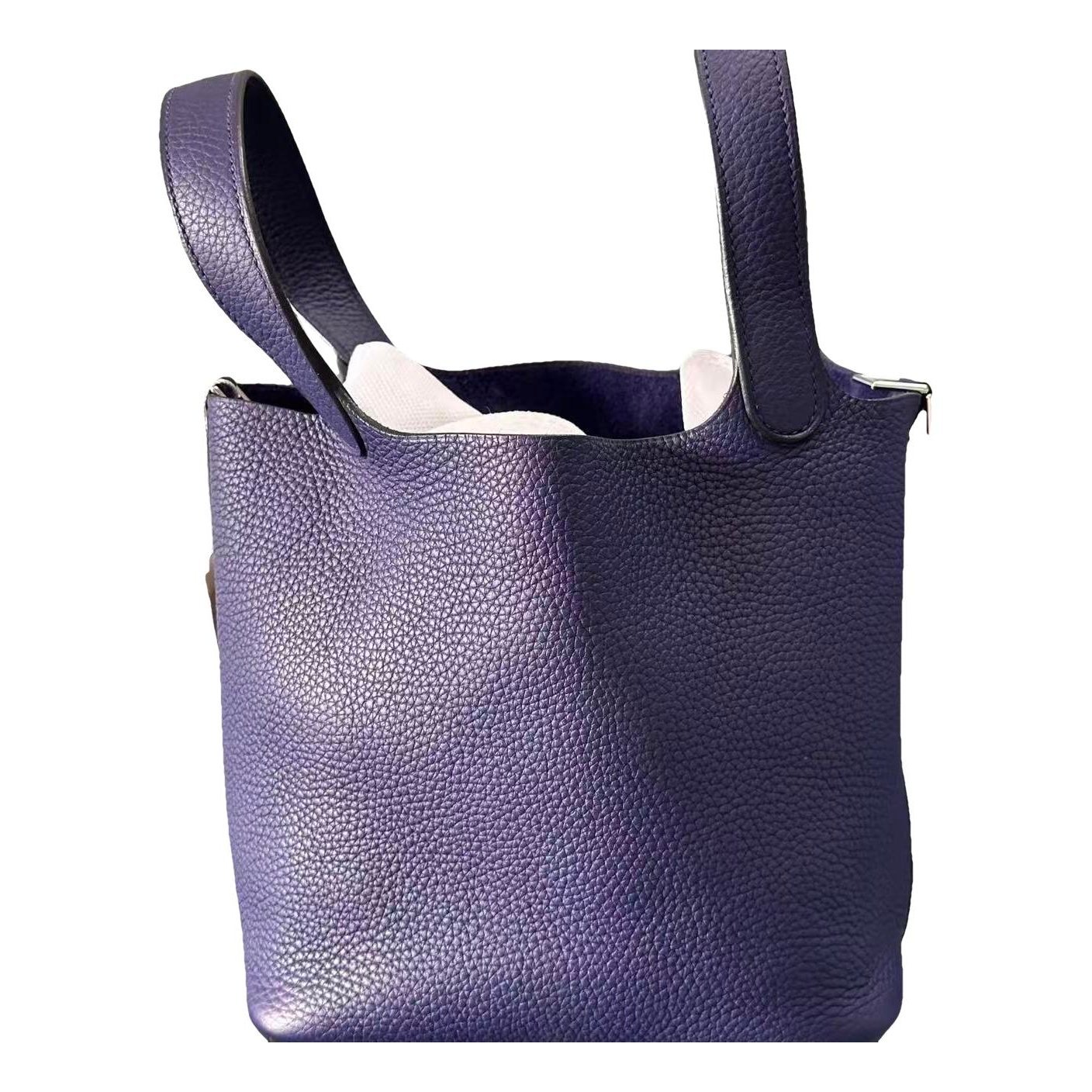 Picotin leather handbag