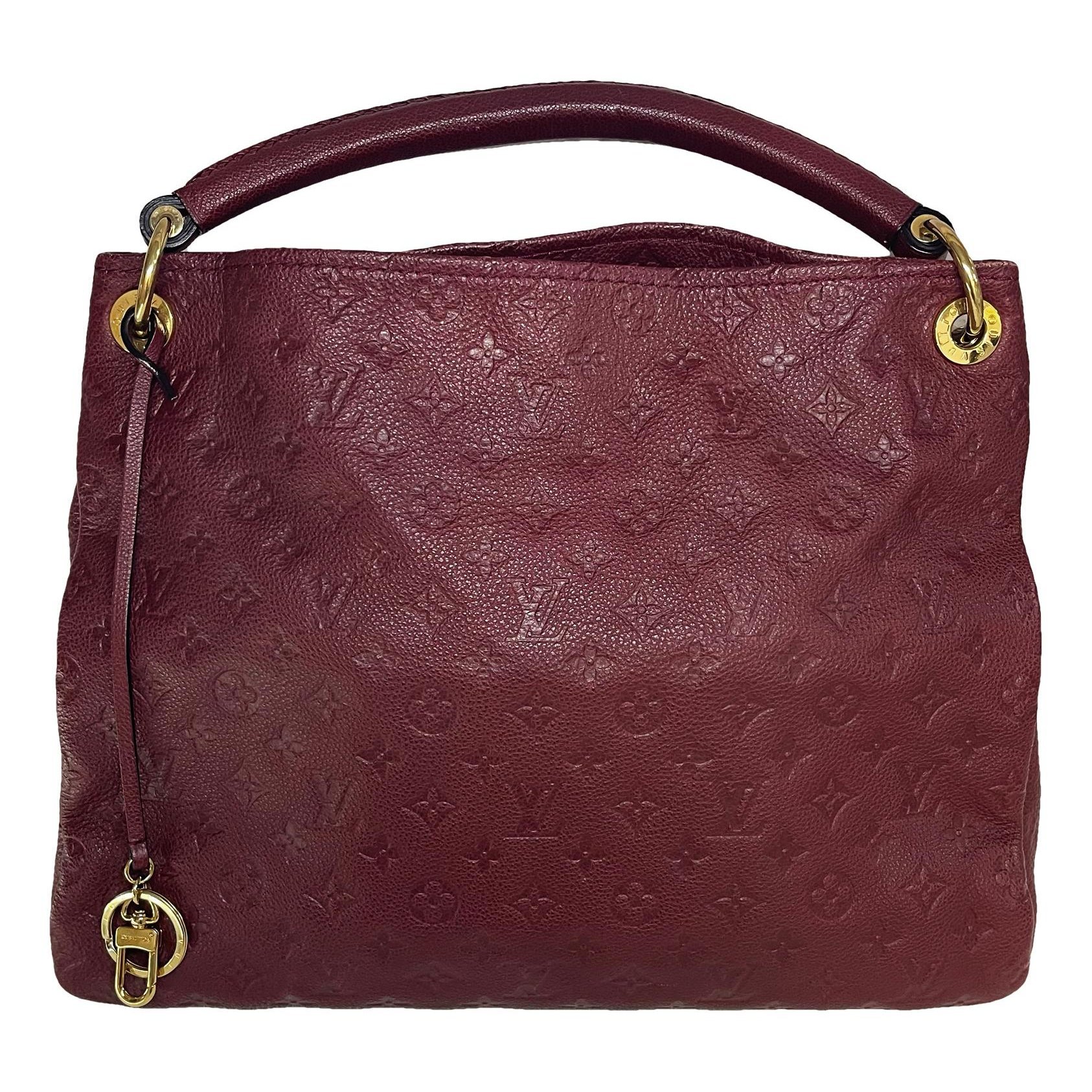 Artsy leather handbag
