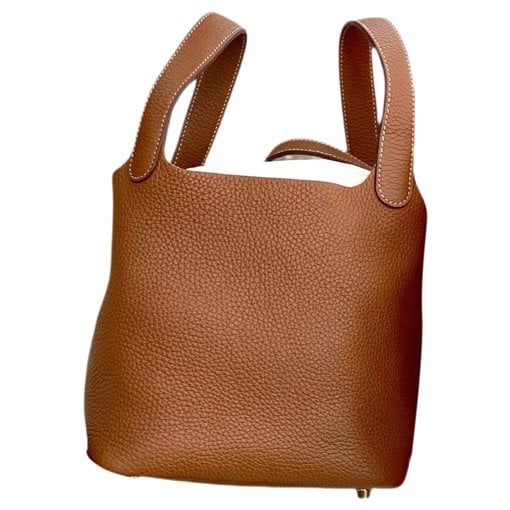Picotin leather handbag