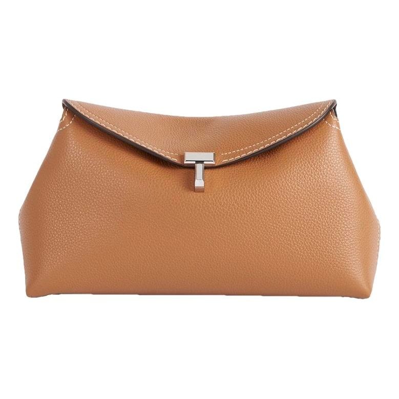 T-Lock leather handbag