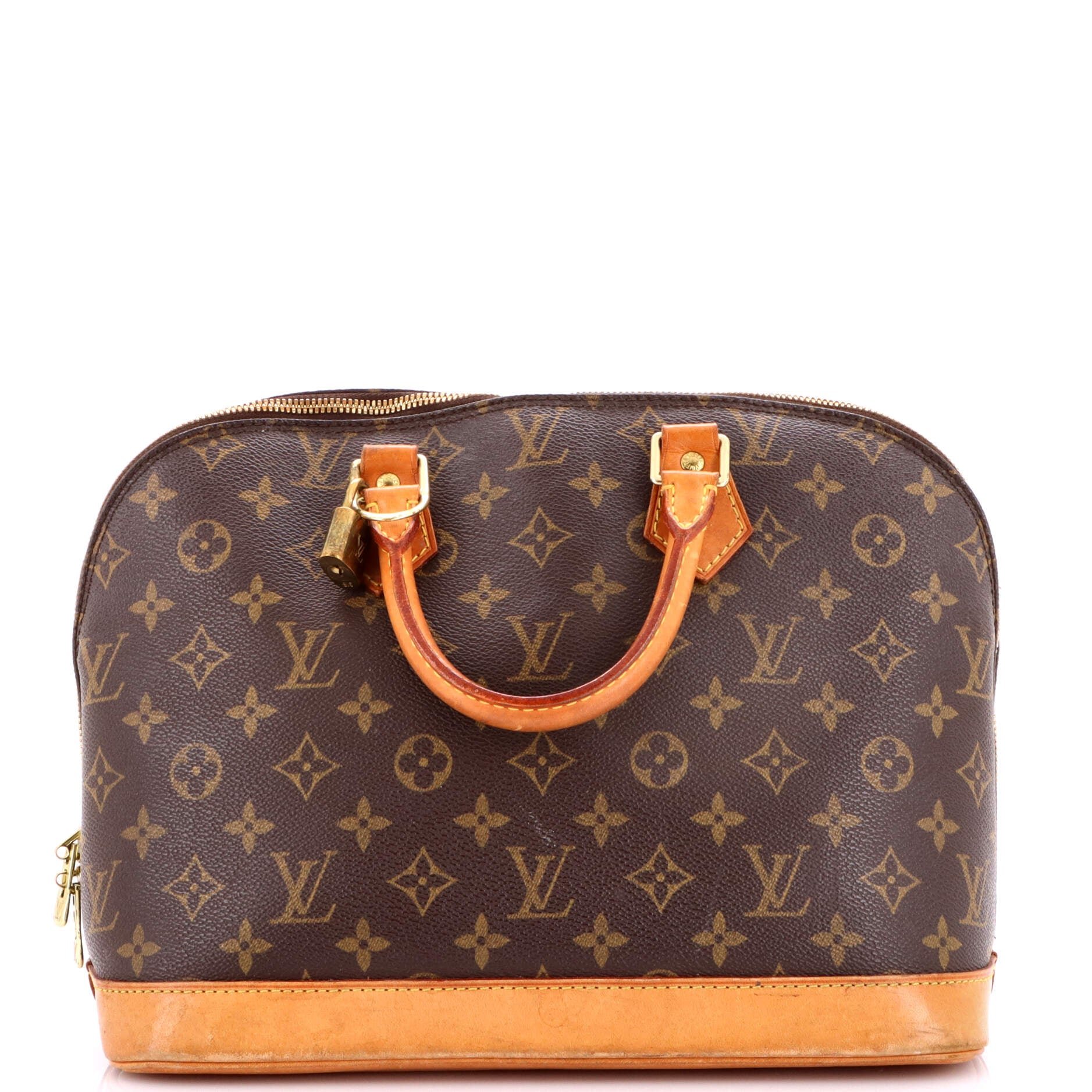 Louis Vuitton Vintage Alma Handbag Monogram Canvas PM