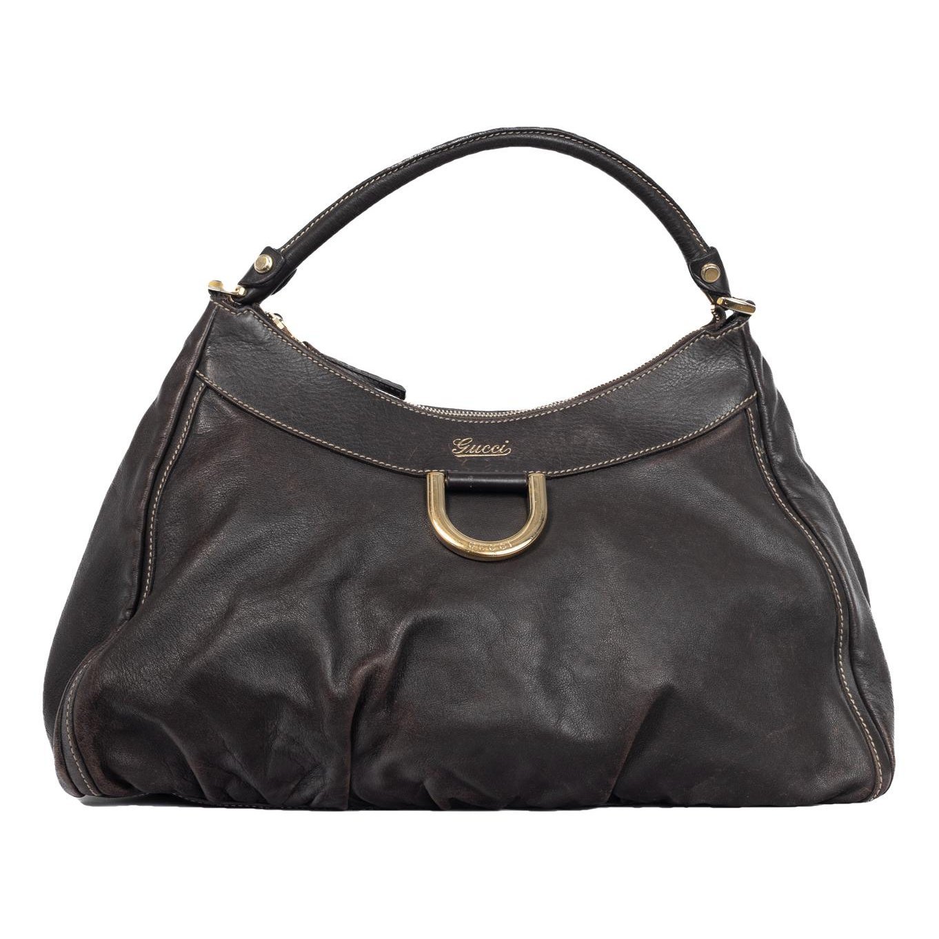 D-Ring leather handbag