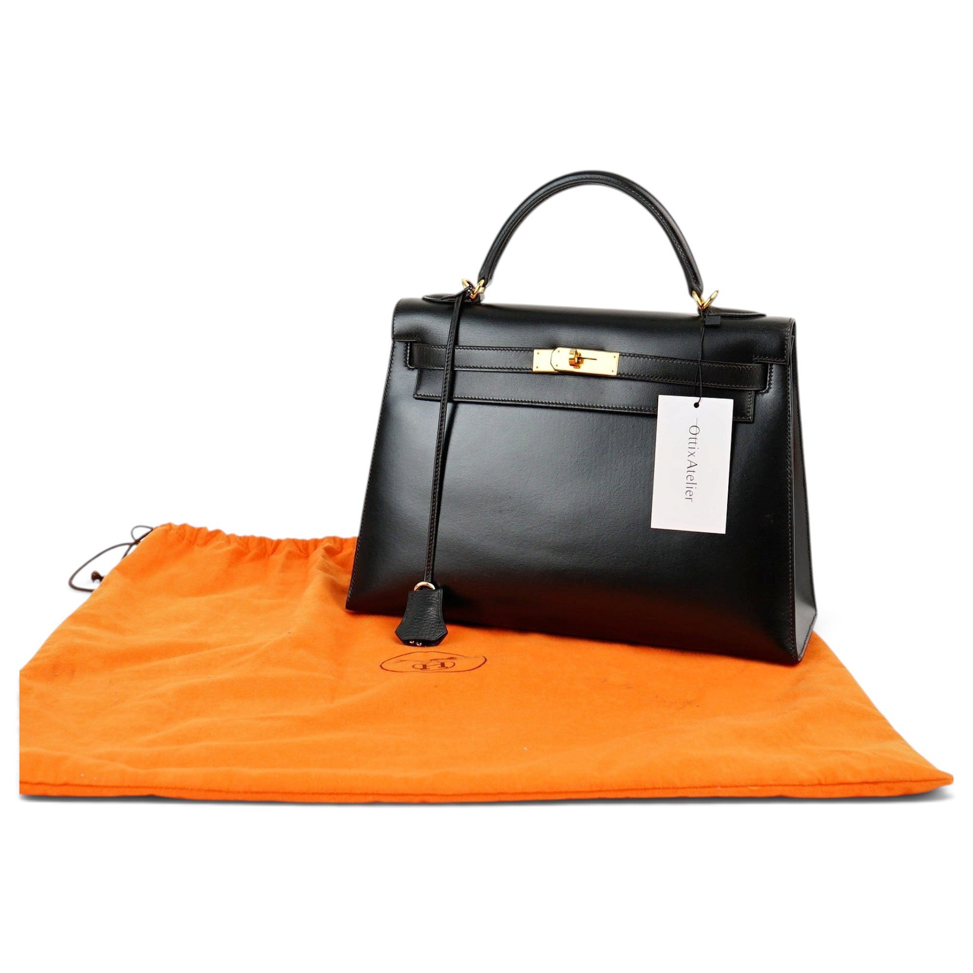 Kelly 32 leather handbag