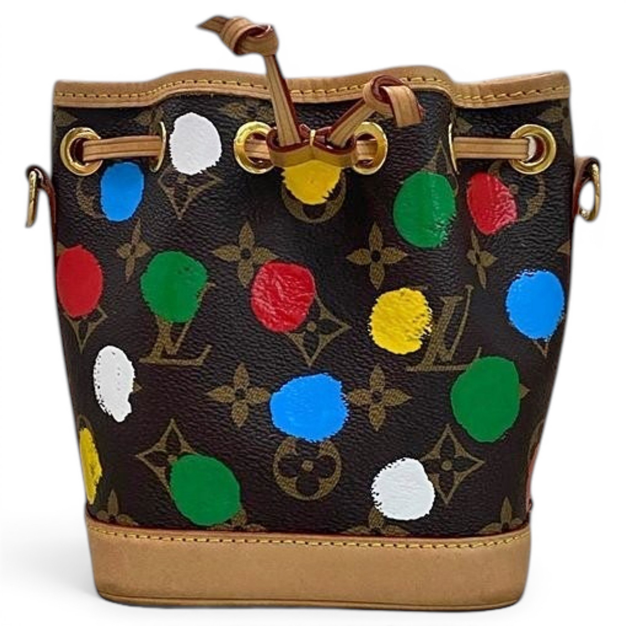 Nano Noé leather crossbody bag