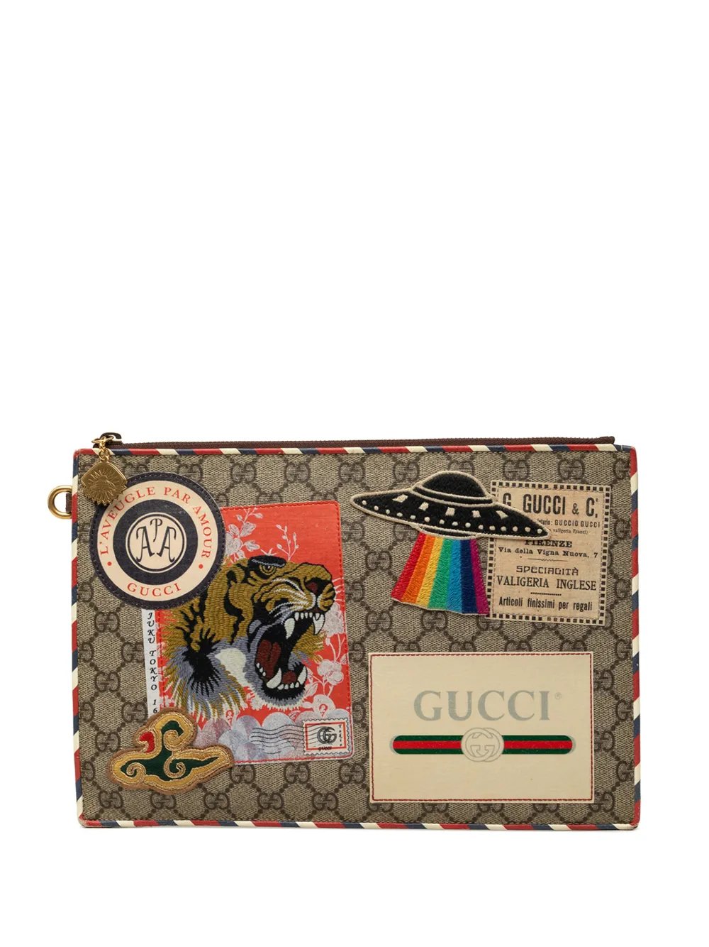 2000-2015 GG Supreme Courrier clutch bag