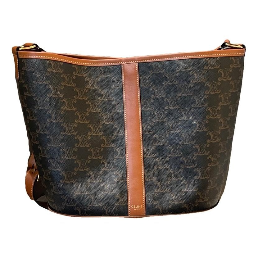 Triomphe patent leather crossbody bag