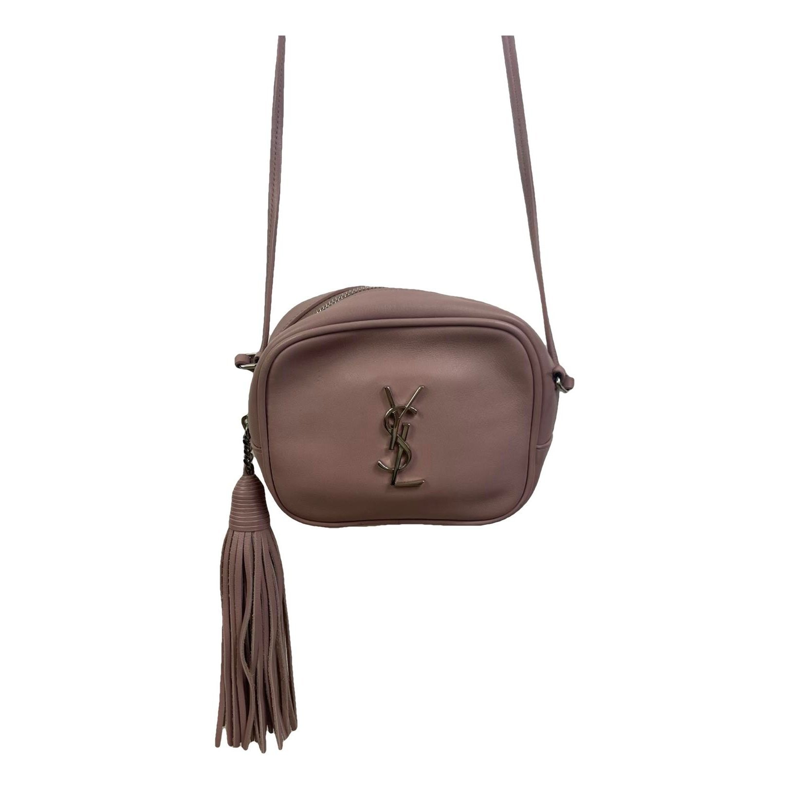 Blogger leather crossbody bag