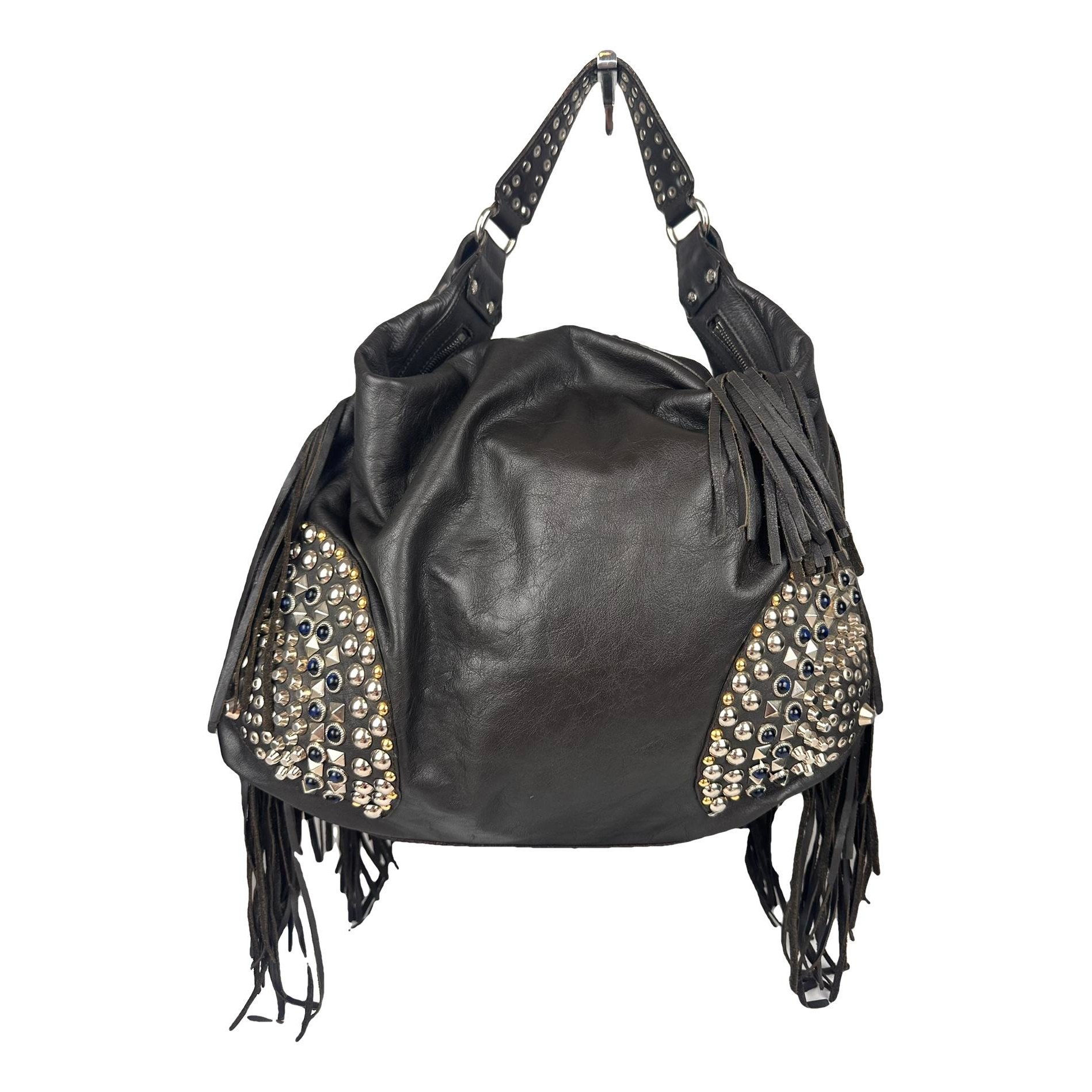 Leather handbag