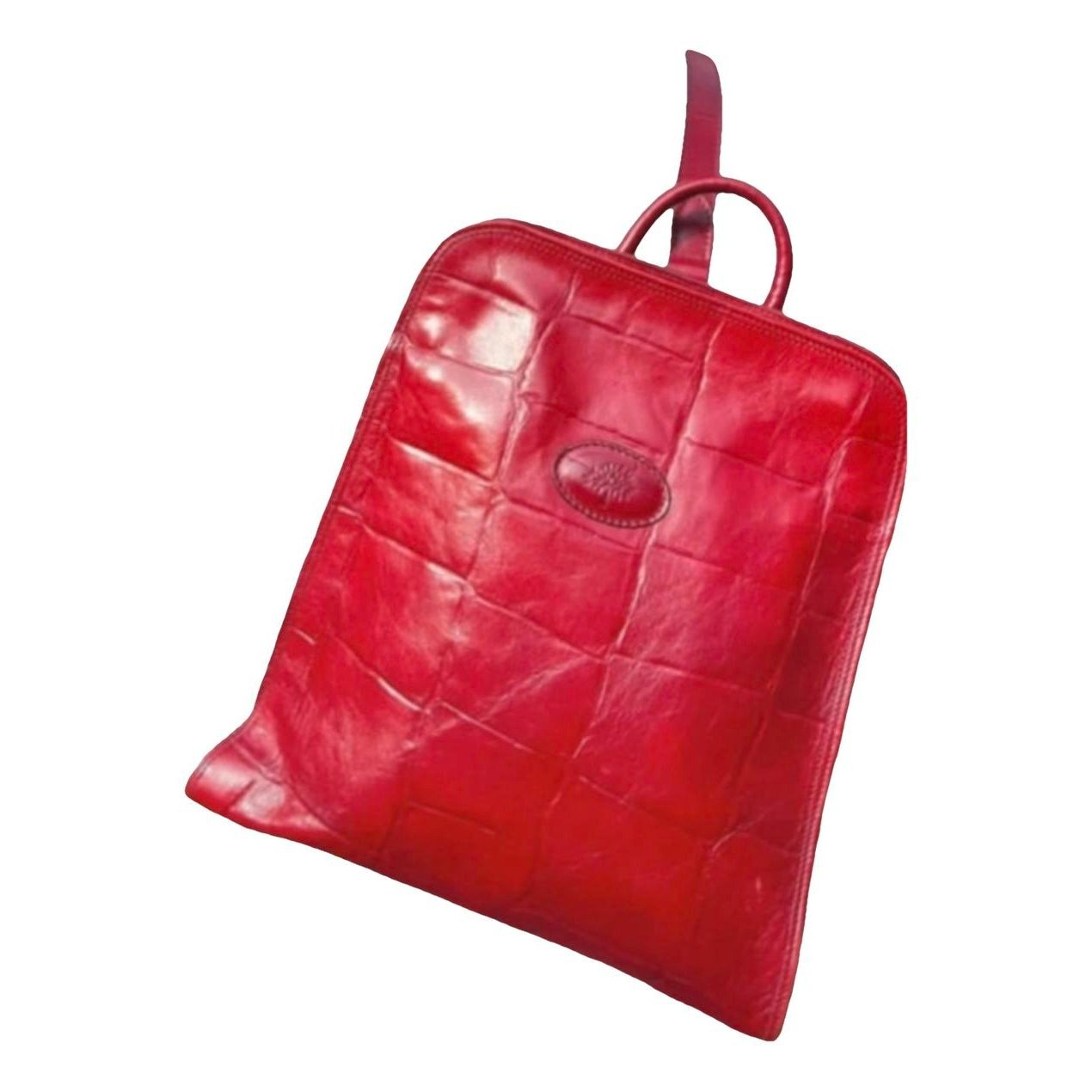 Leather backpack
