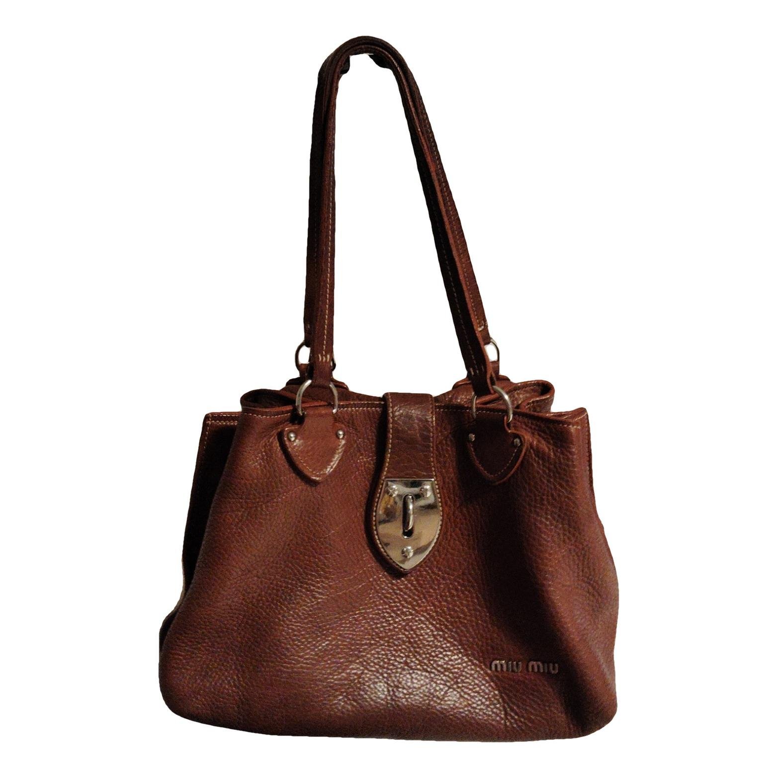 Leather handbag
