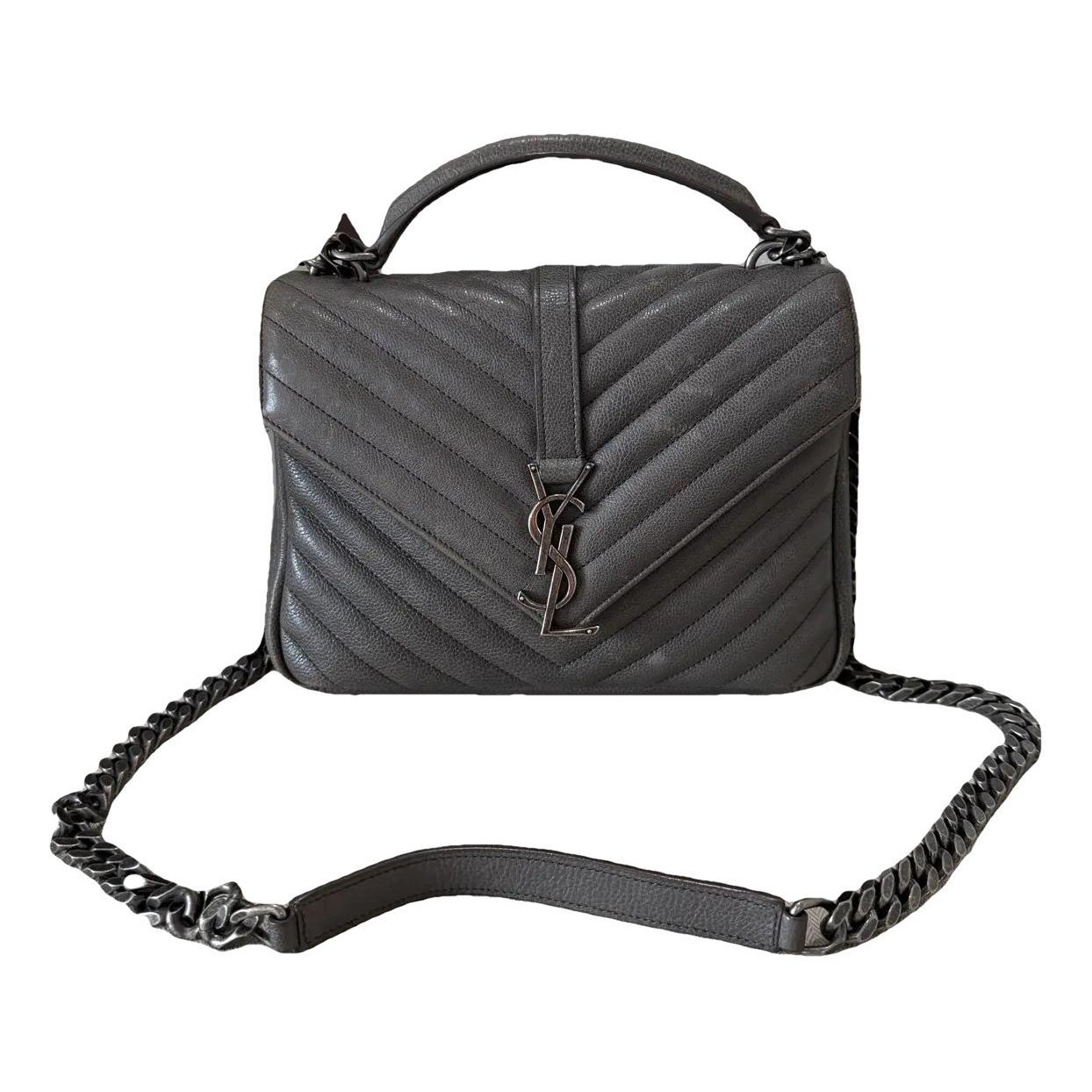 Collége monogramme leather handbag