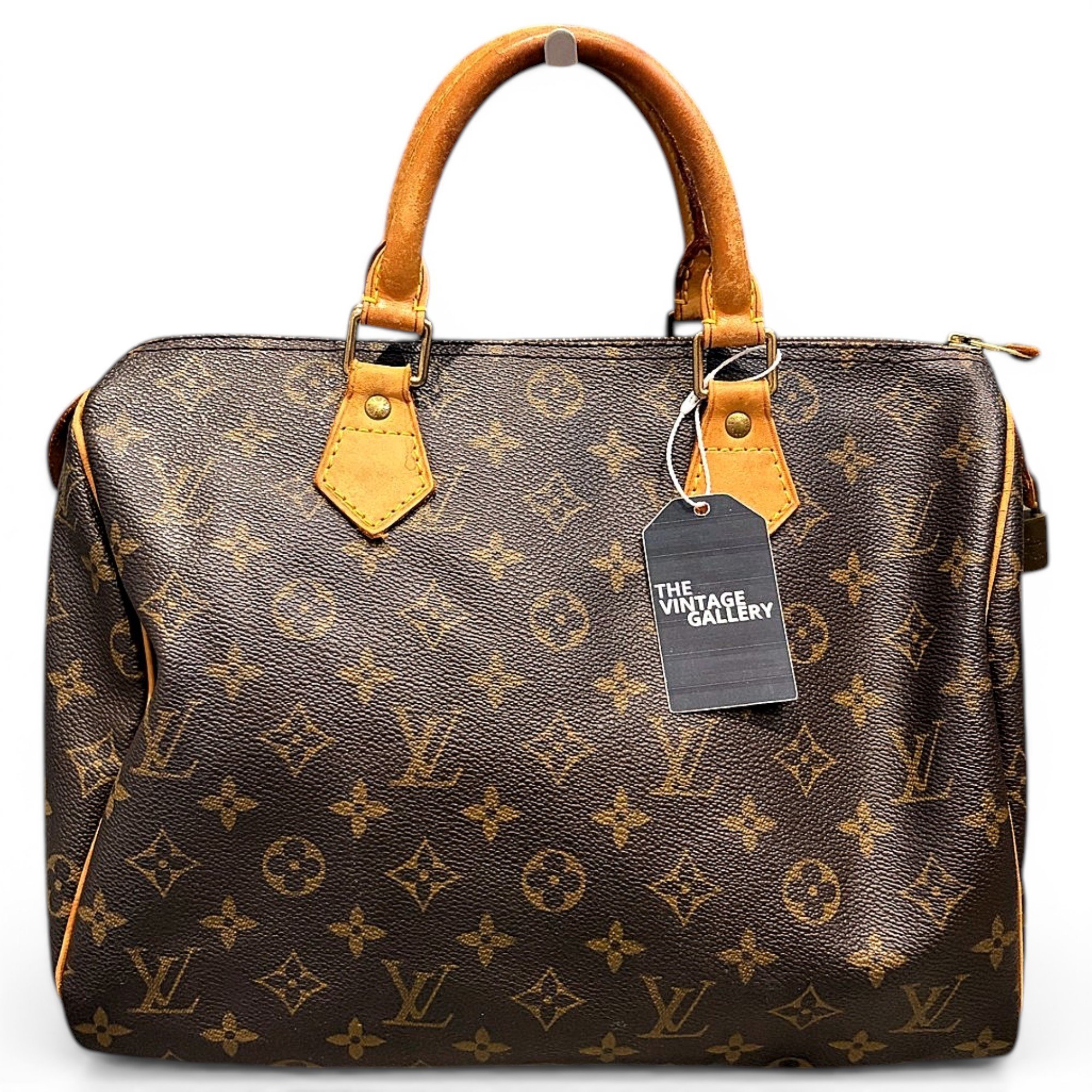 Speedy leather handbag