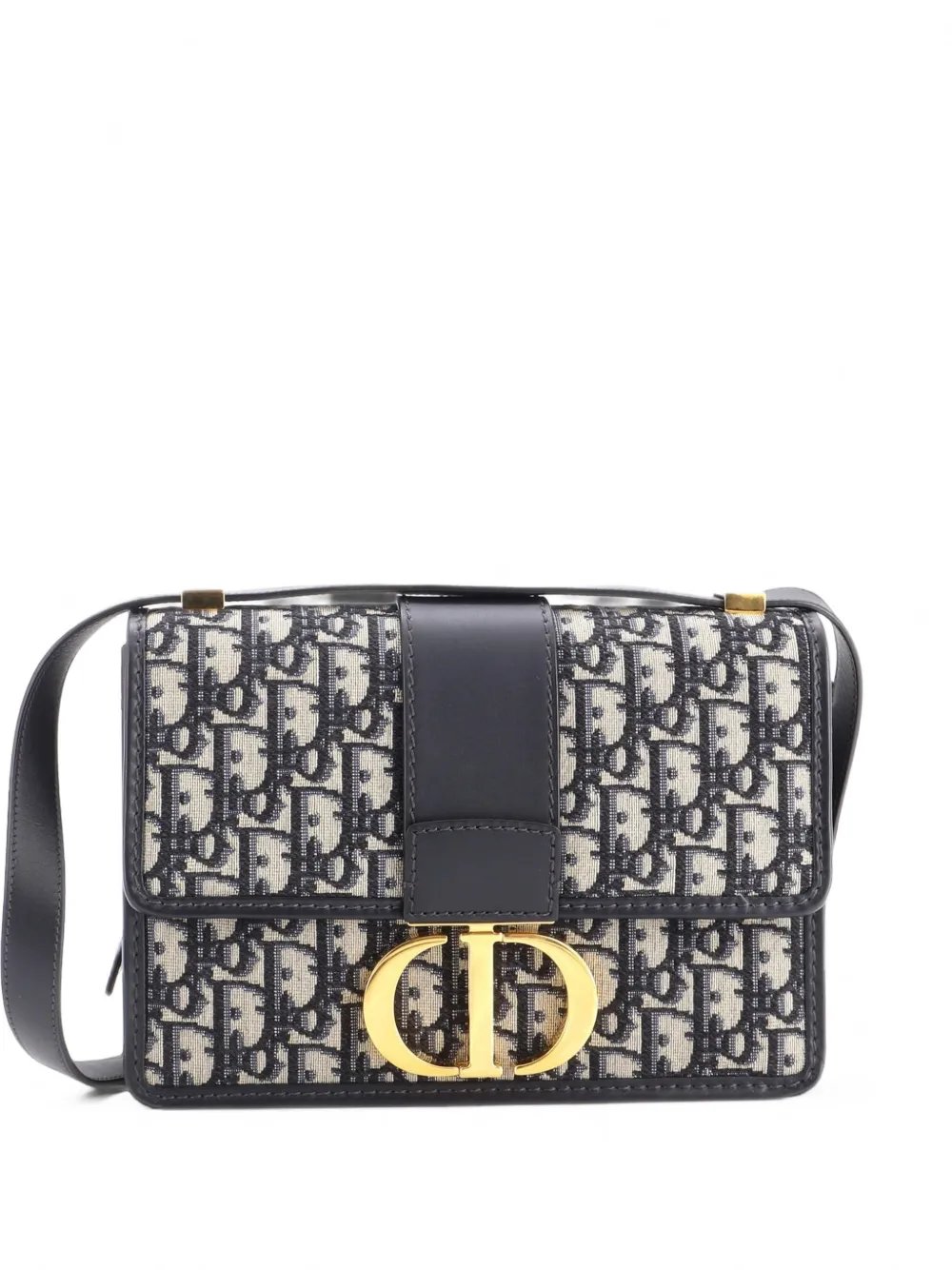 30 Montaigne Flap Bag Oblique Canvas crossbody bag