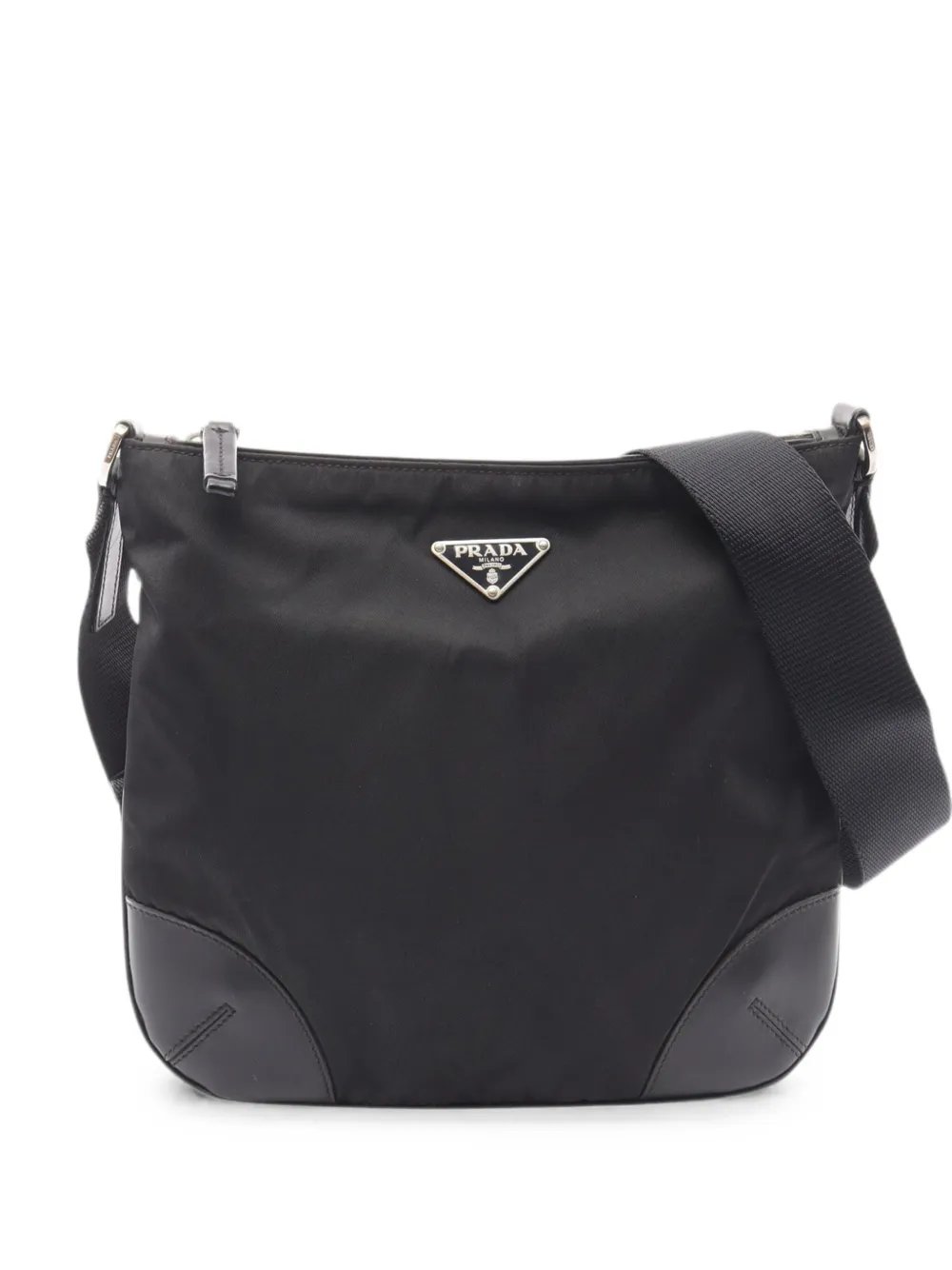 2013-2026 Vitello Trimmed Tessuto Zip Top crossbody bag
