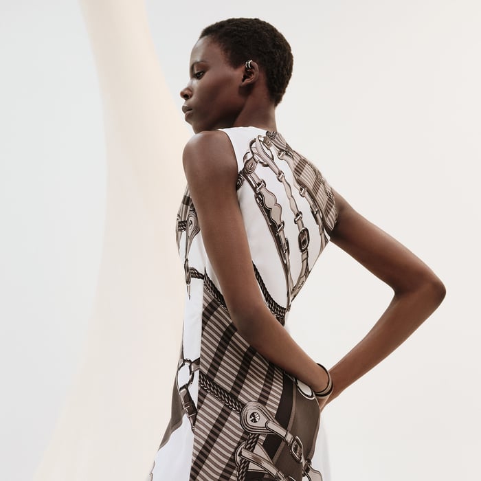 Blanc Cassé "Coaching Remix" Long Dress