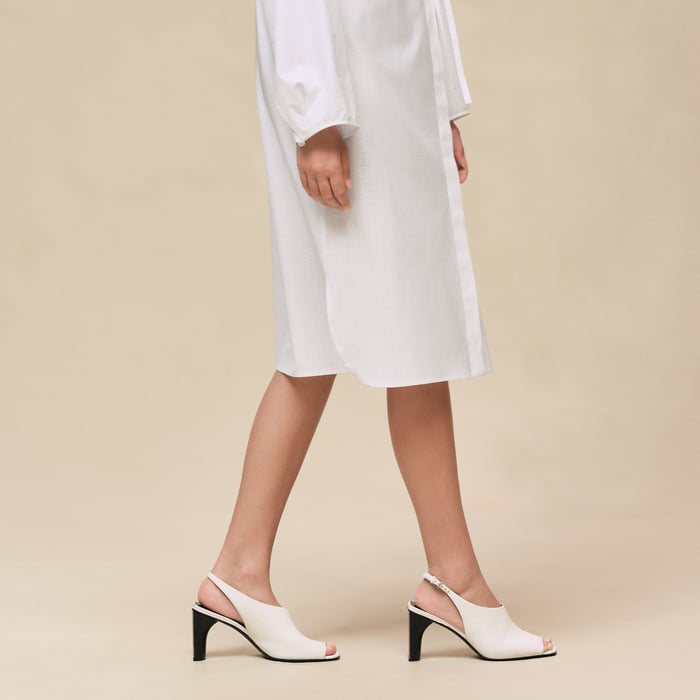 Blanc "Mosaique" Shirt Dress