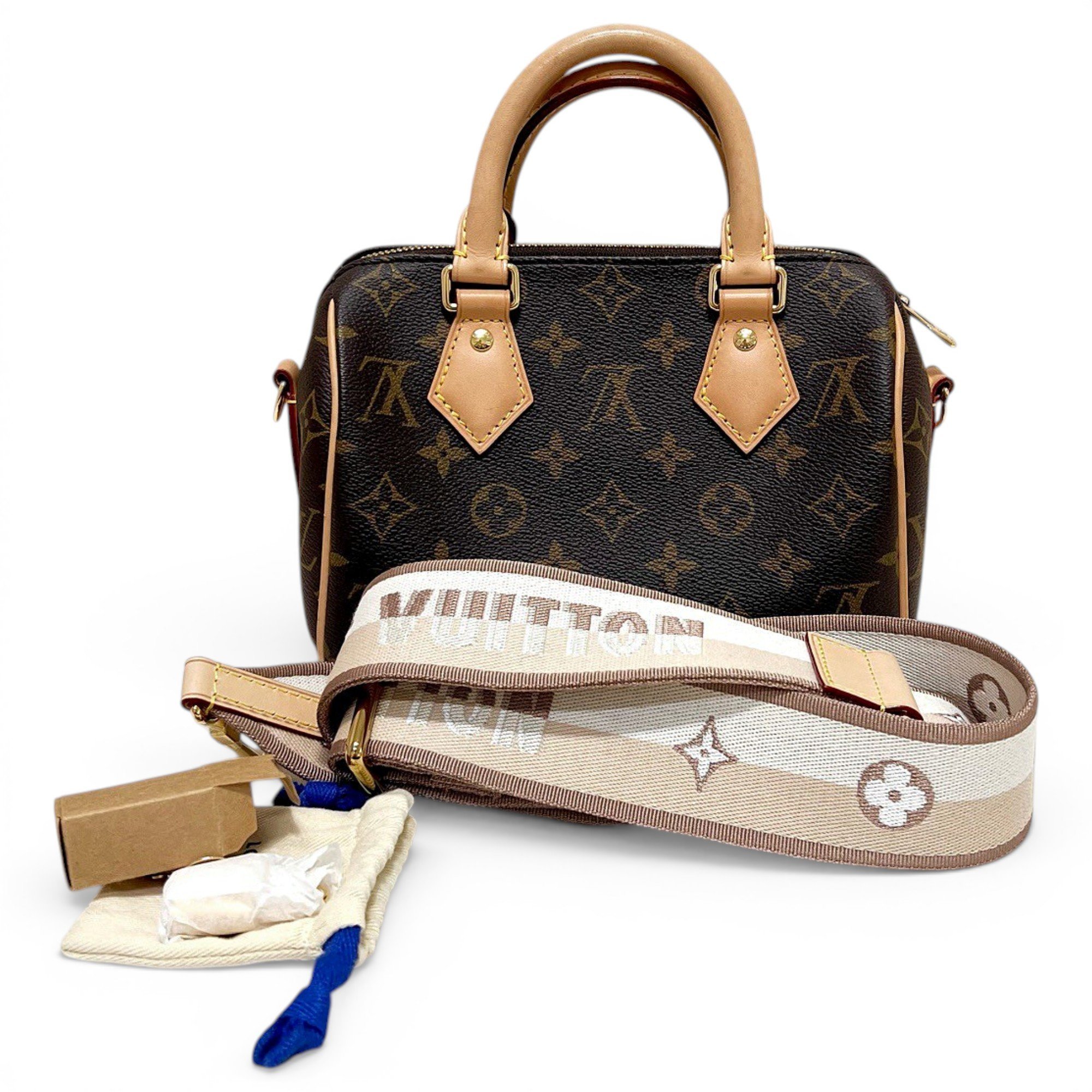 Speedy leather handbag