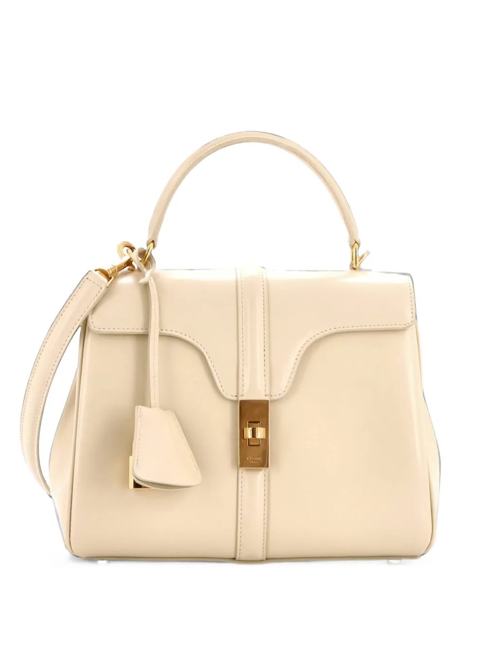 16 Top Handle Bag Smooth Calfskin Small satchel