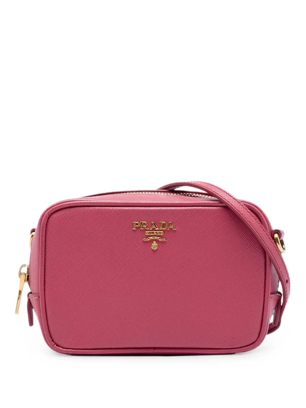 2013-2026 Mini Saffiano Lux Camera Bag crossbody bag