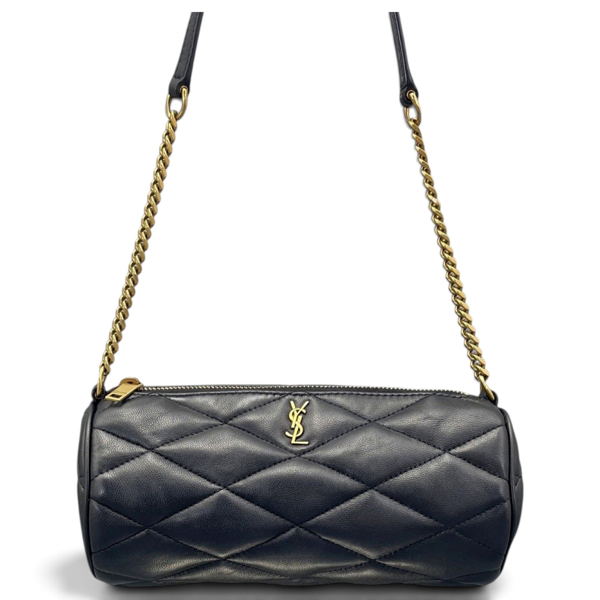 Sade leather bowling bag