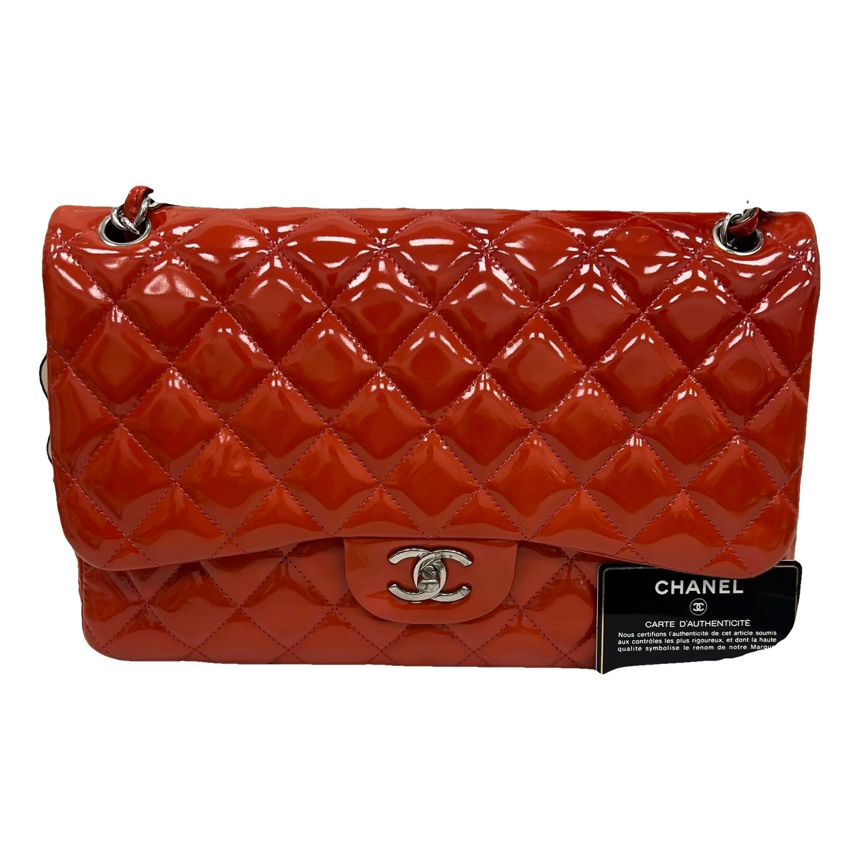 Timeless/Classique patent leather handbag