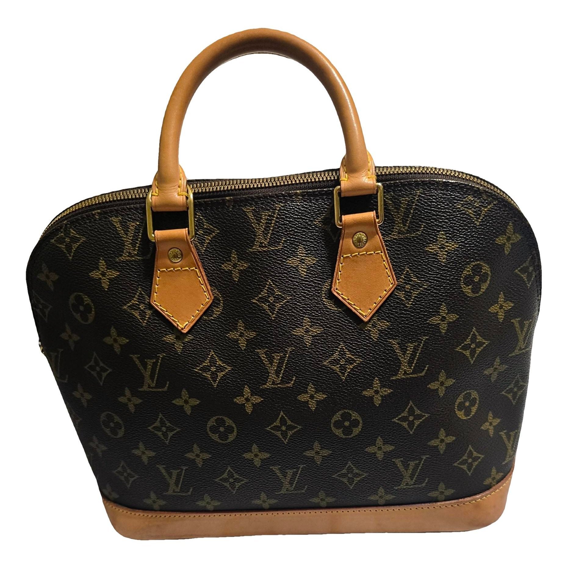 Alma leather handbag