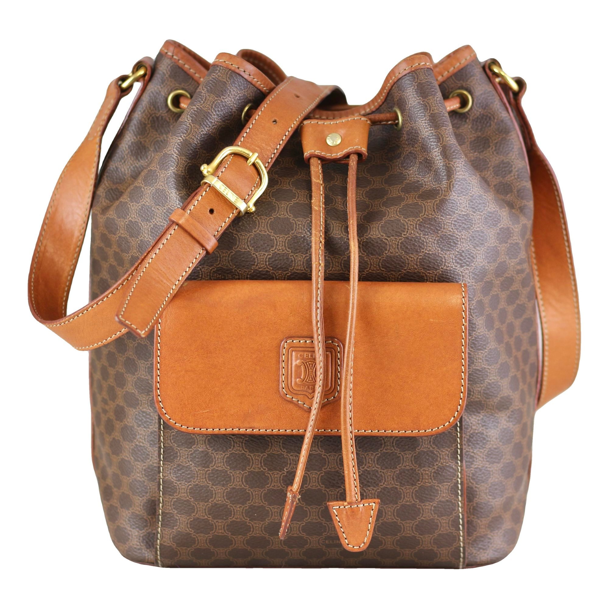 SAC SEAU leather handbag