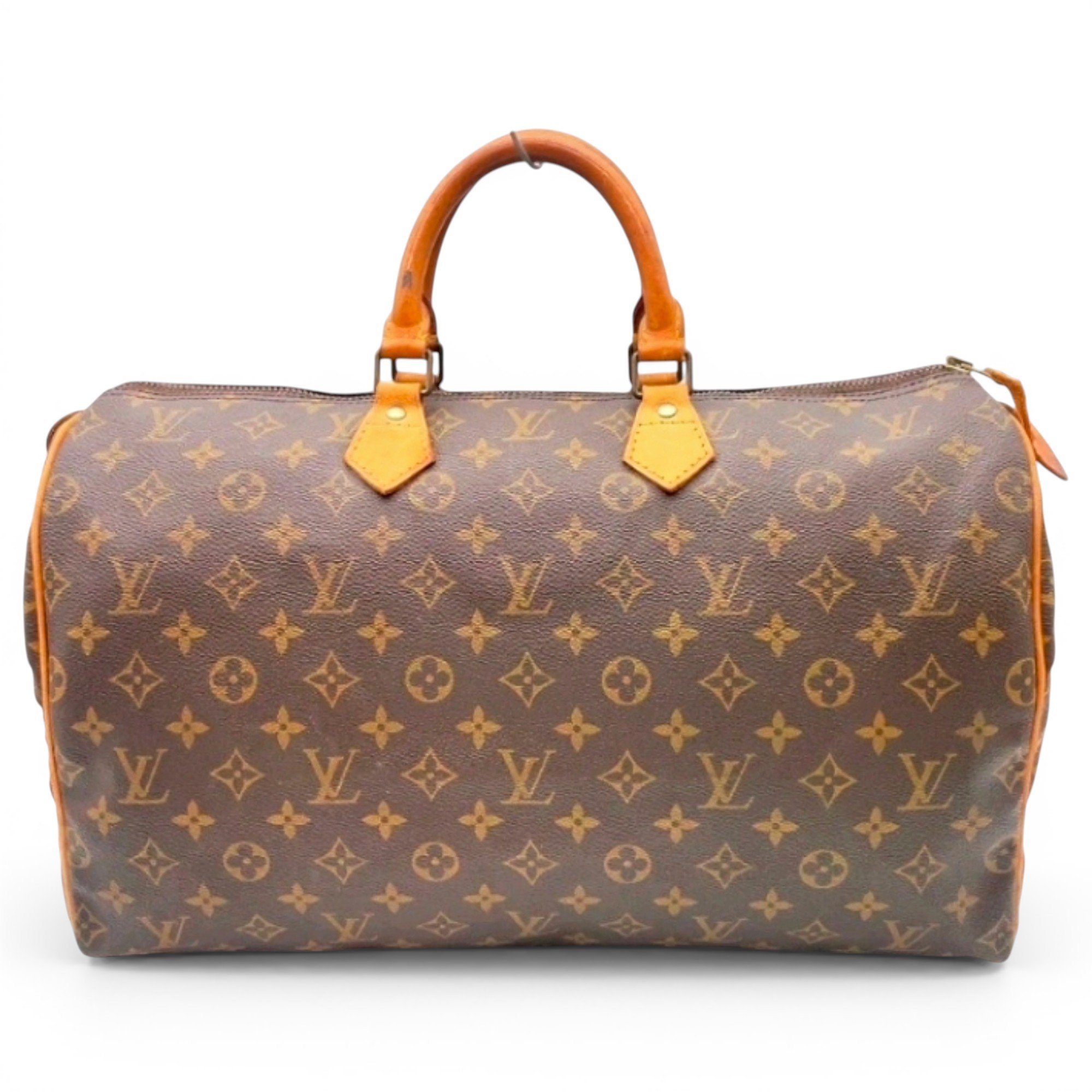 Speedy leather handbag