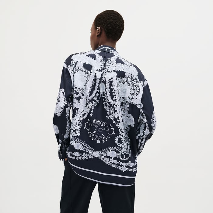 Bleu Noir "Bride De Gala En Fleurs" Shirt