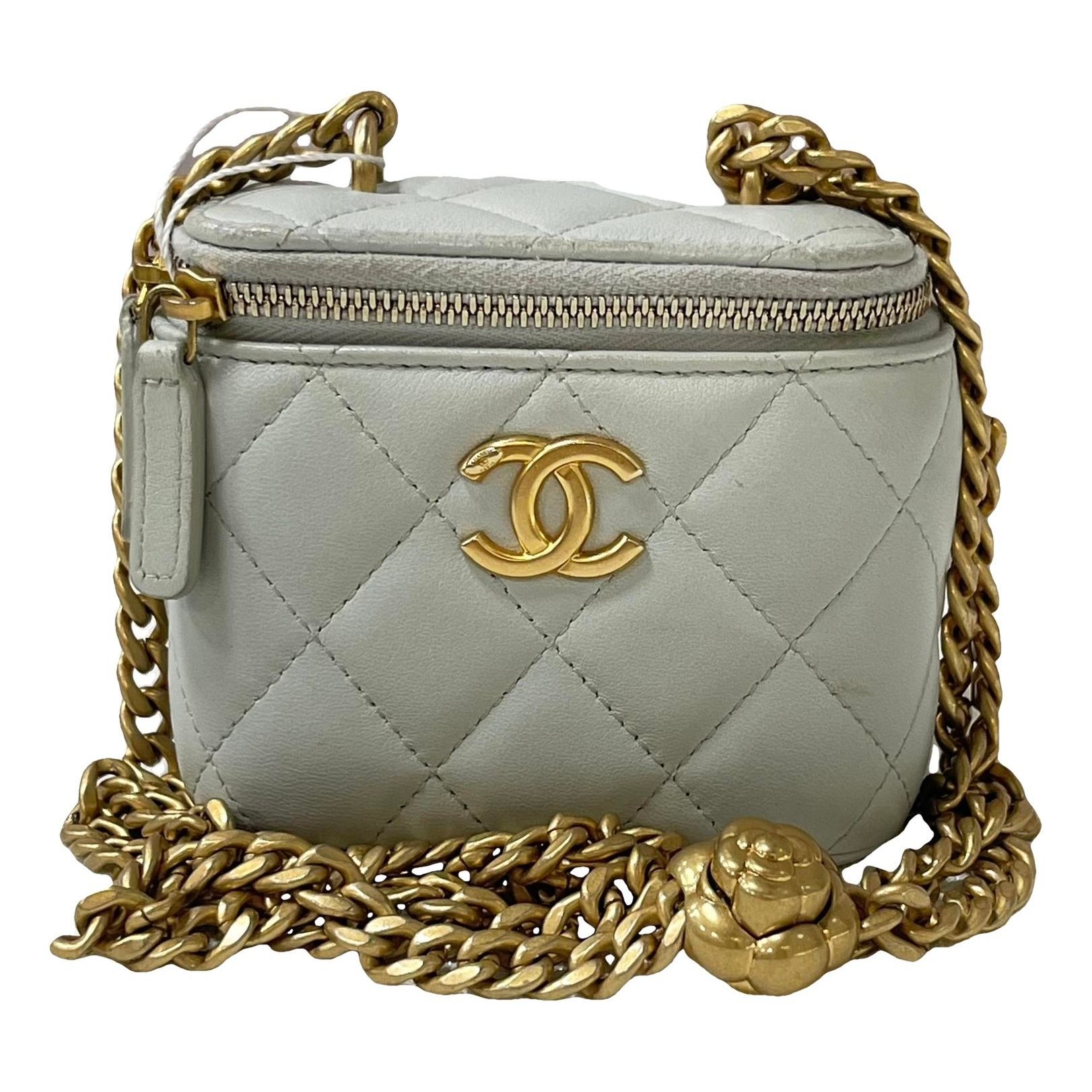 Trendy CC Vanity leather handbag