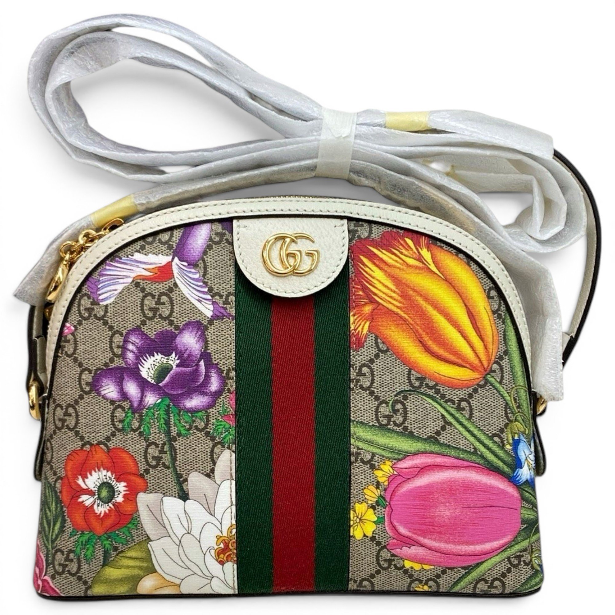 Ophidia Dome cloth handbag