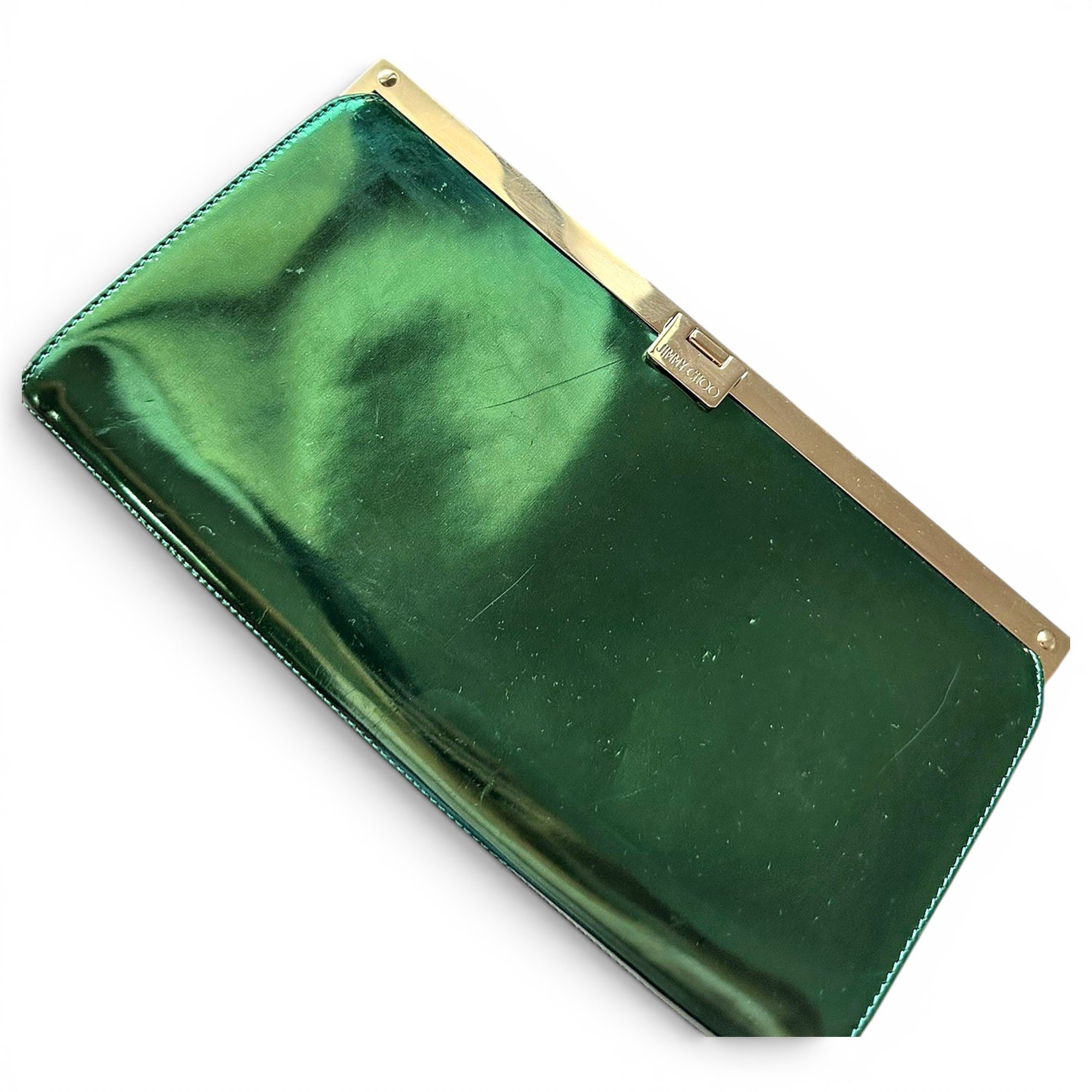 Vegan leather clutch bag