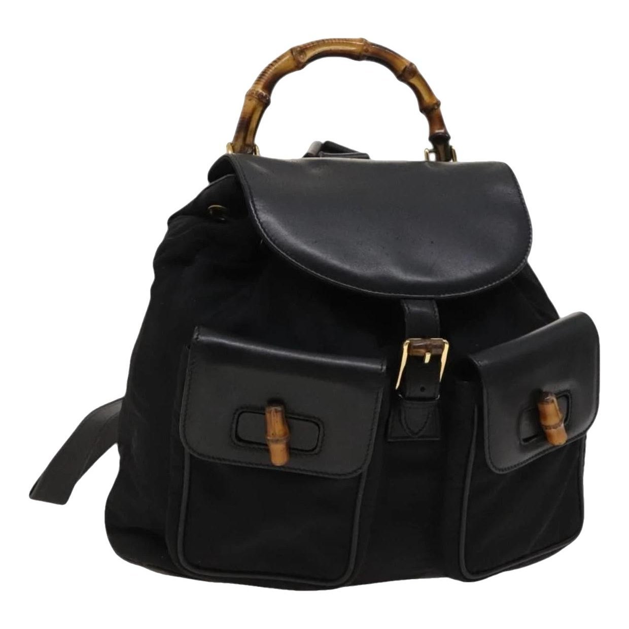 Leather backpack