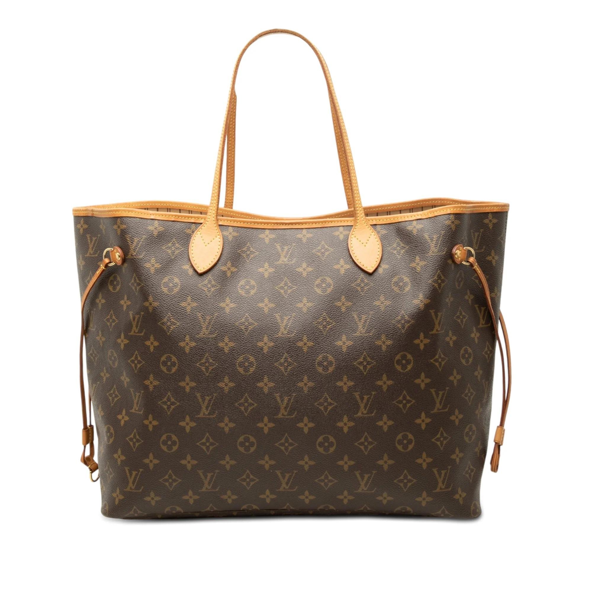 Neverfull leather tote