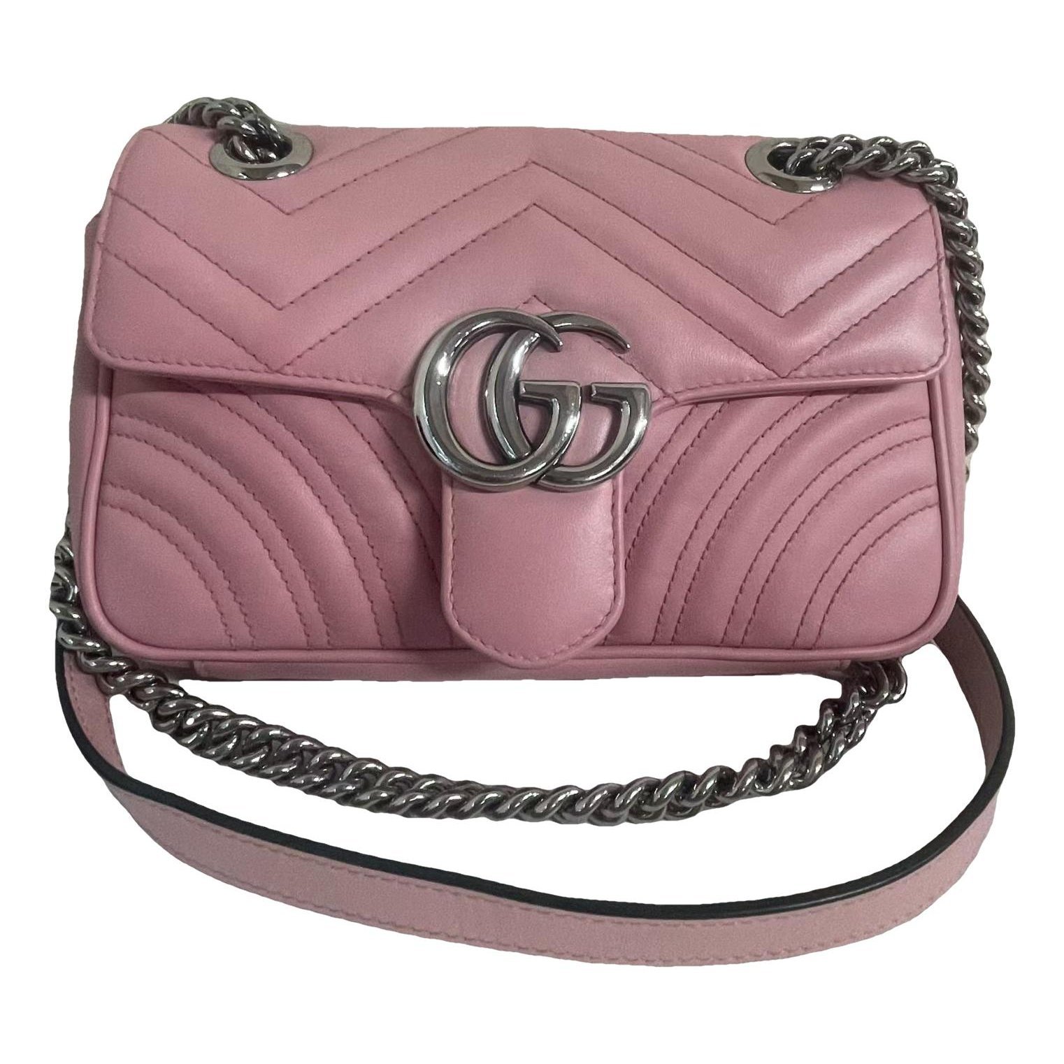 GG Marmont Flap leather crossbody bag